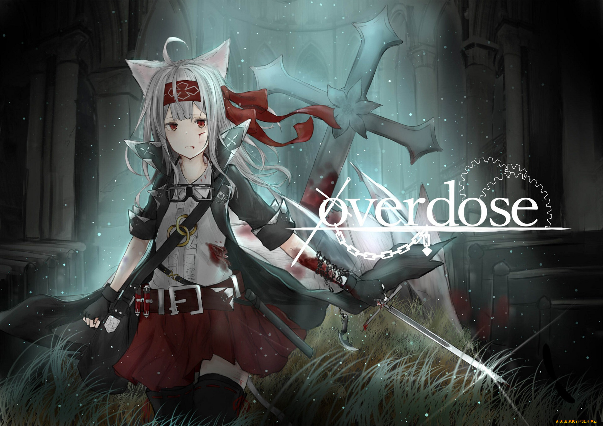 аниме, оружие, , техника, , технологии, девушка