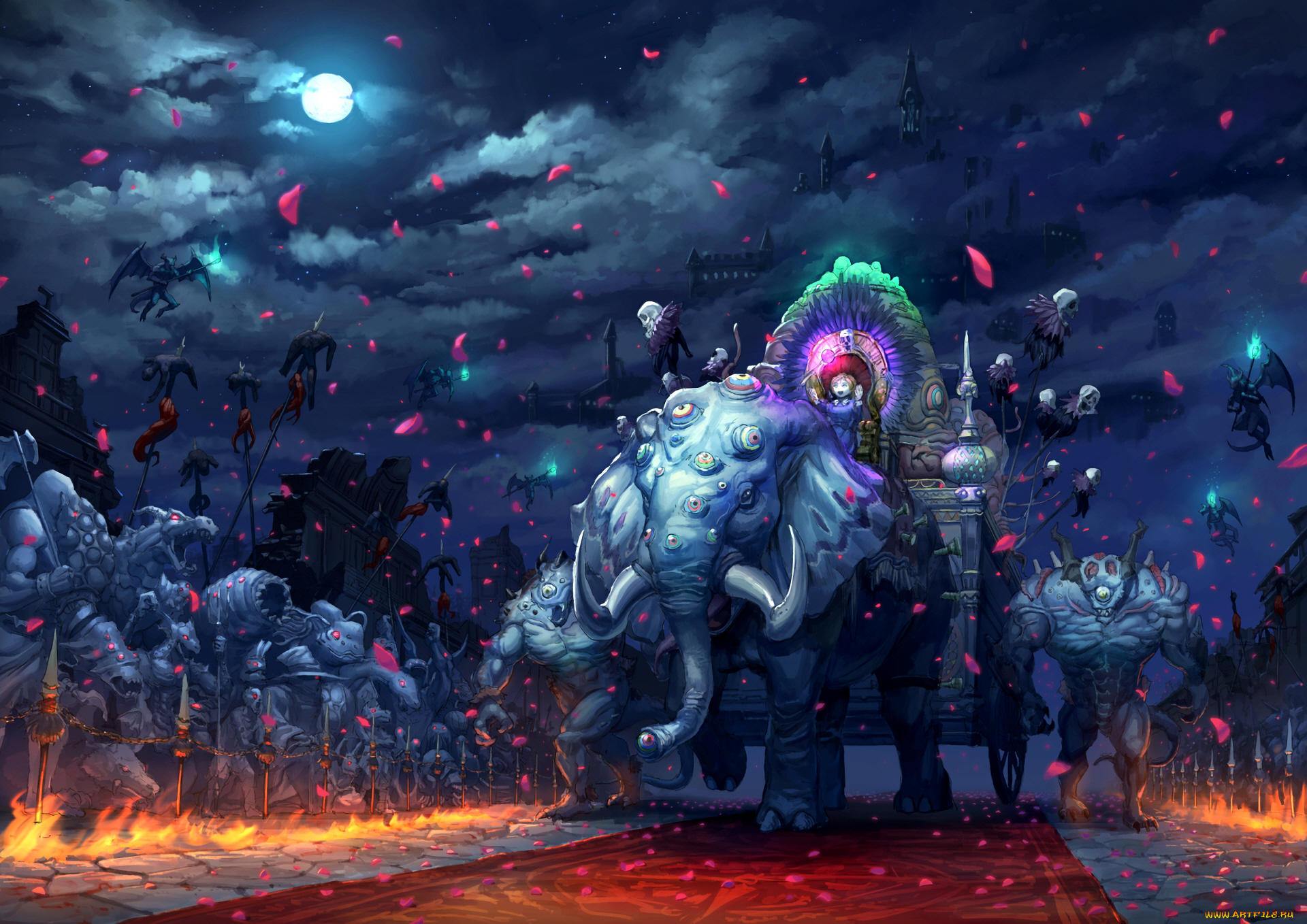 аниме, животные, , существа, фантастика