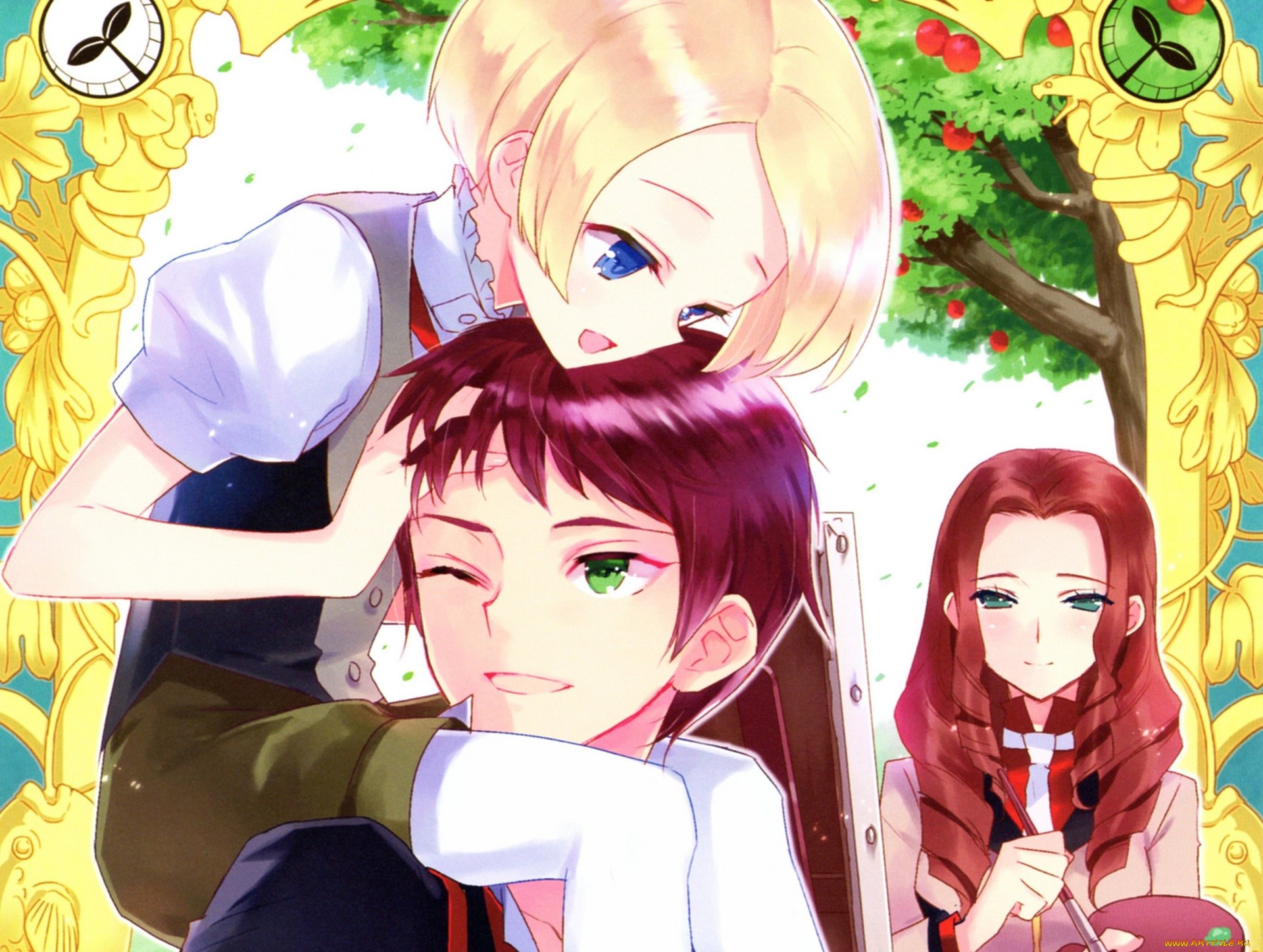 аниме, unknown, , другое, mawaru, penguindrum