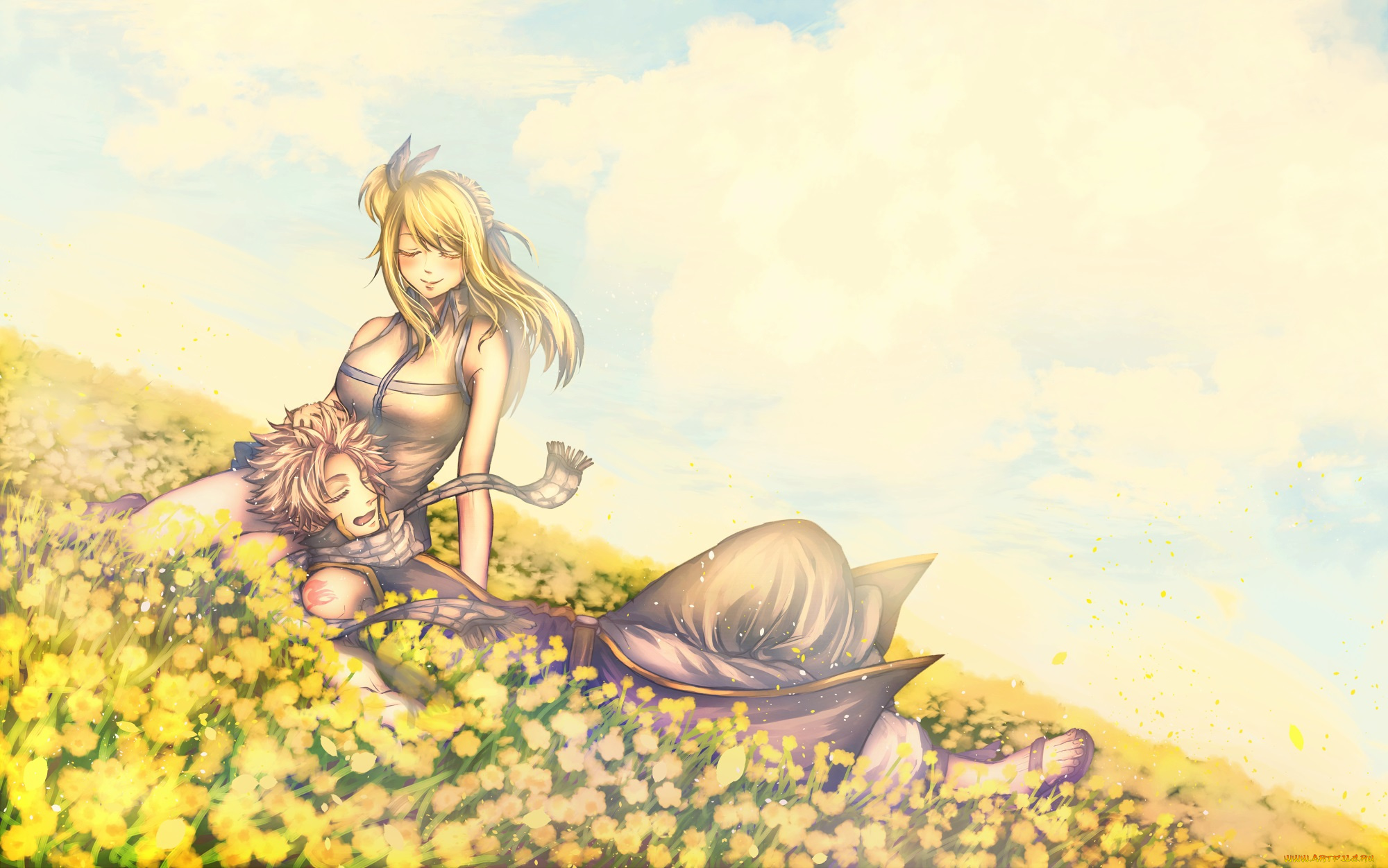 аниме, fairy, tail, хвост, феи