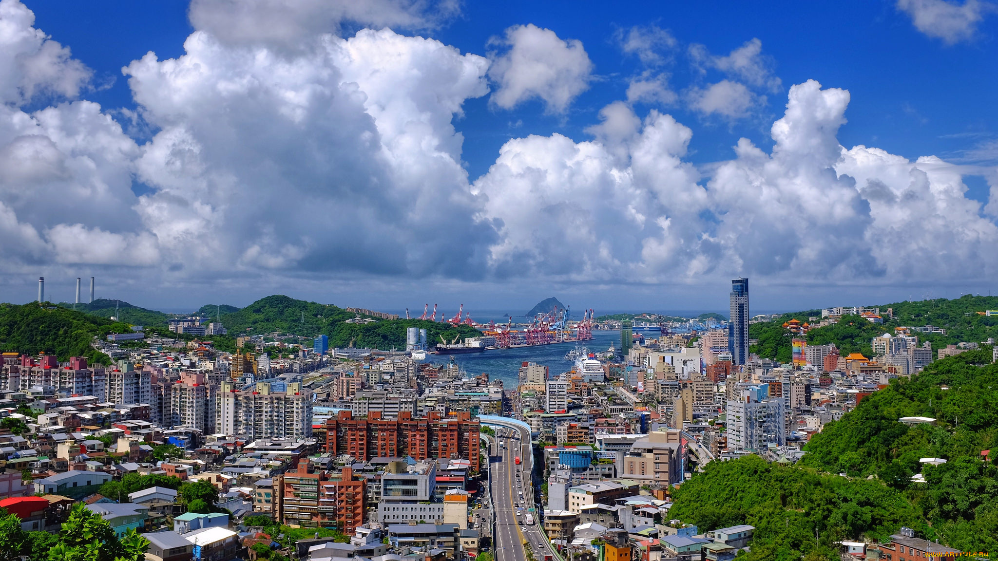 keelung, city, , taiwan, корабли, порты, , , причалы, порт, рейд