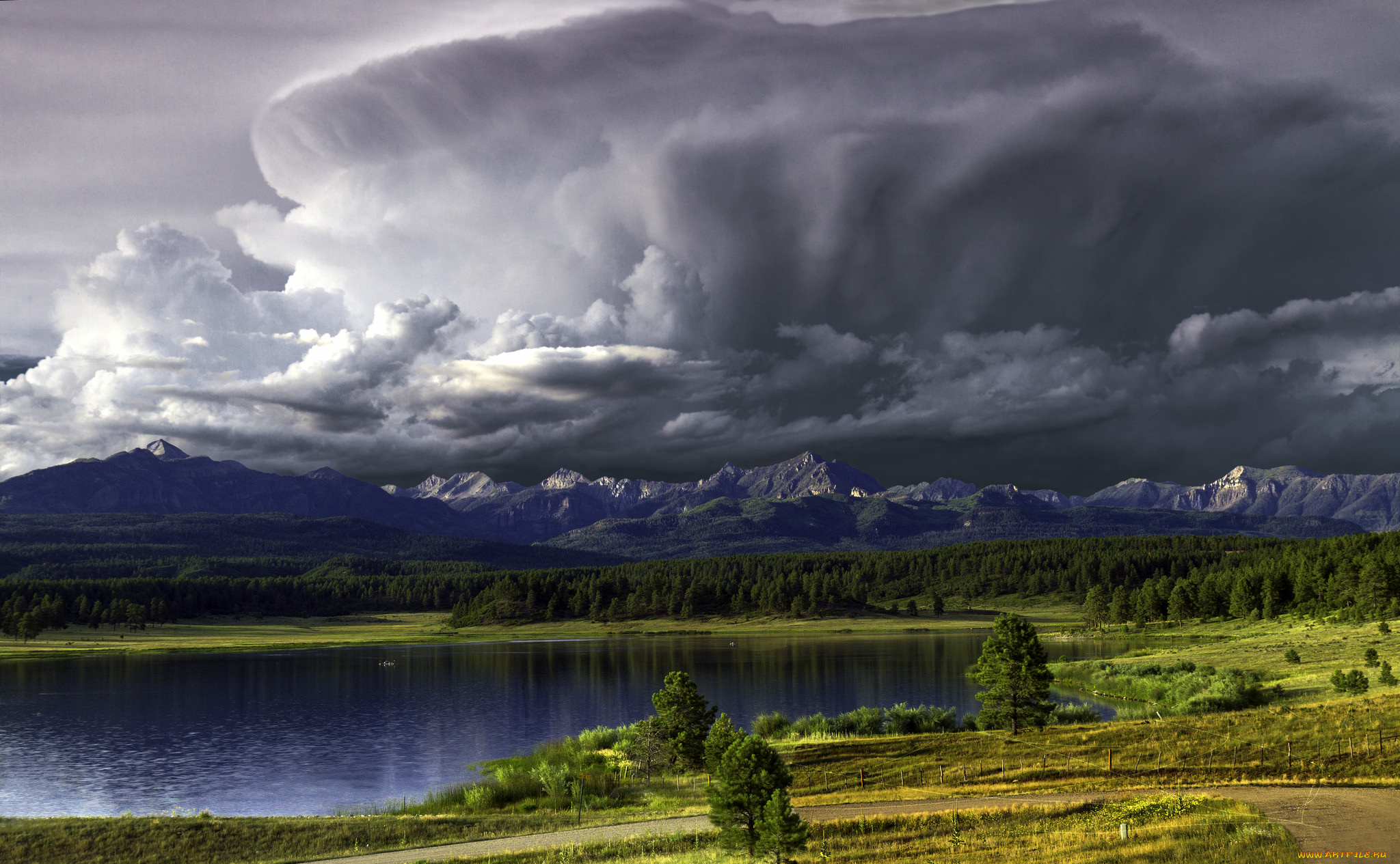 природа, реки, озера, простор