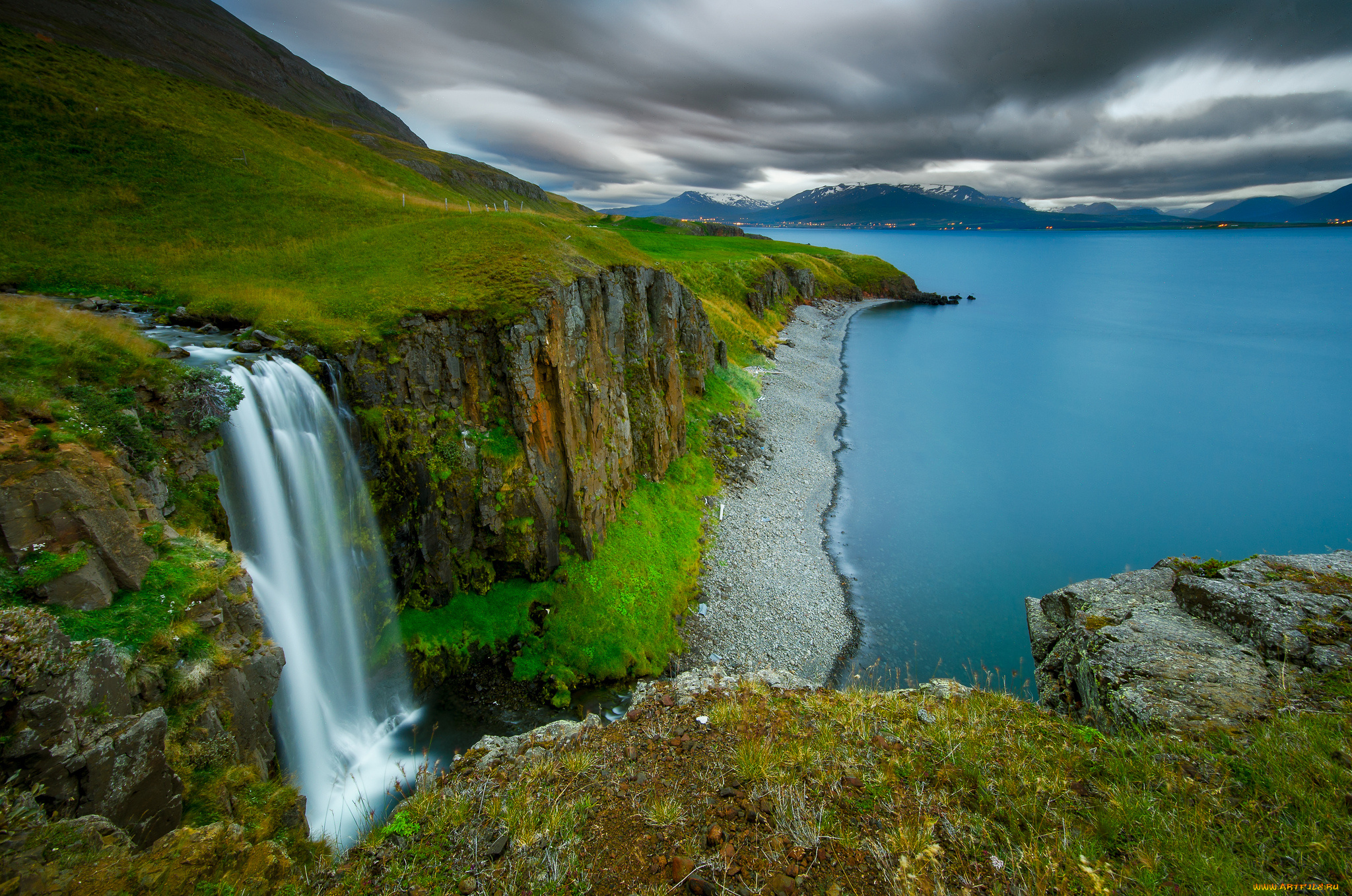 природа, водопады, простор