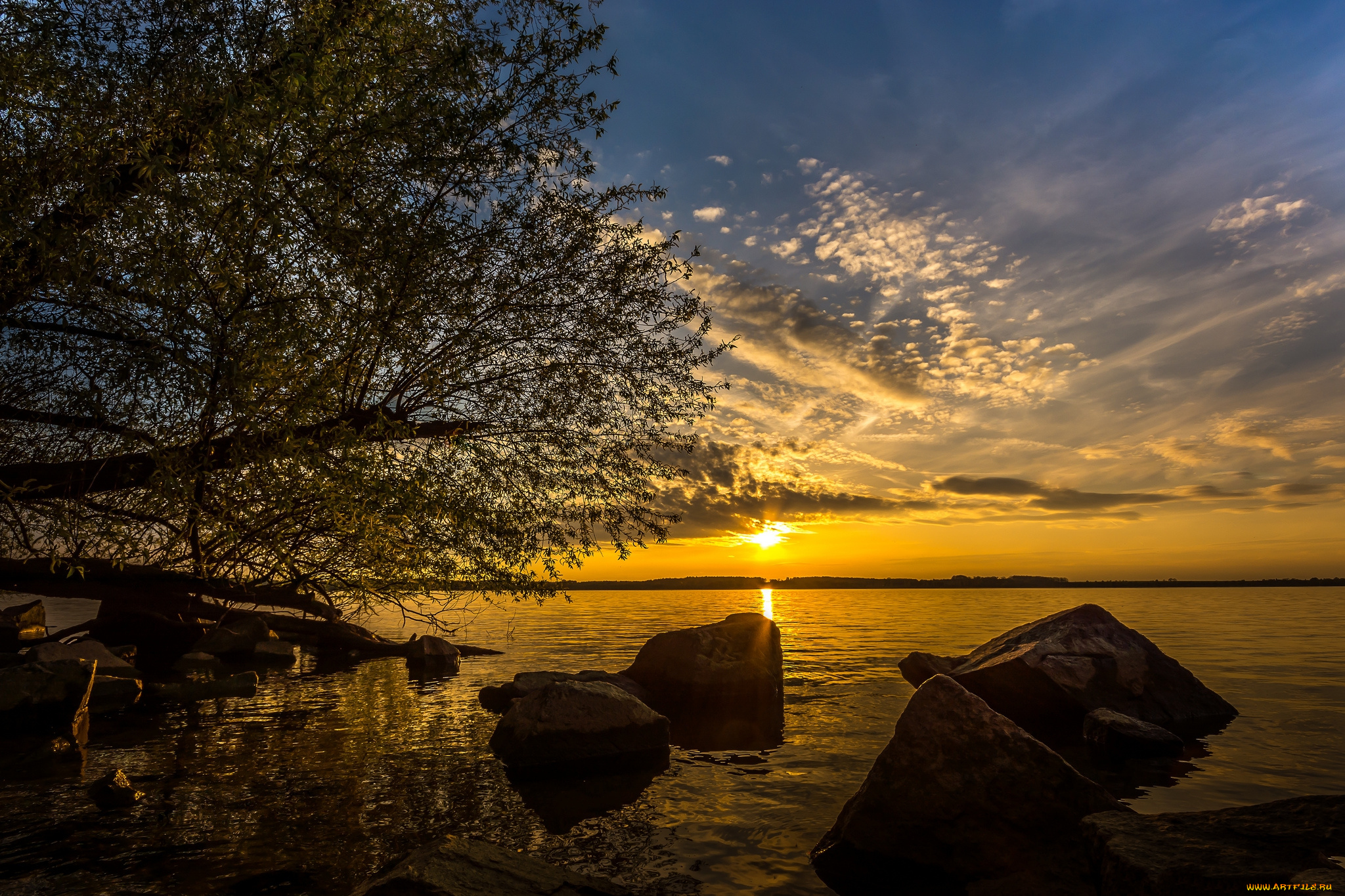 природа, восходы, закаты, простор