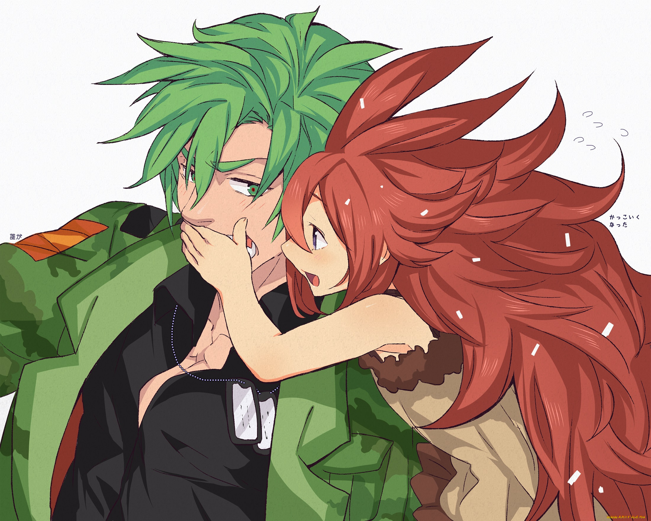 аниме, happy, tree, friends, счастливые, лесные, друзья