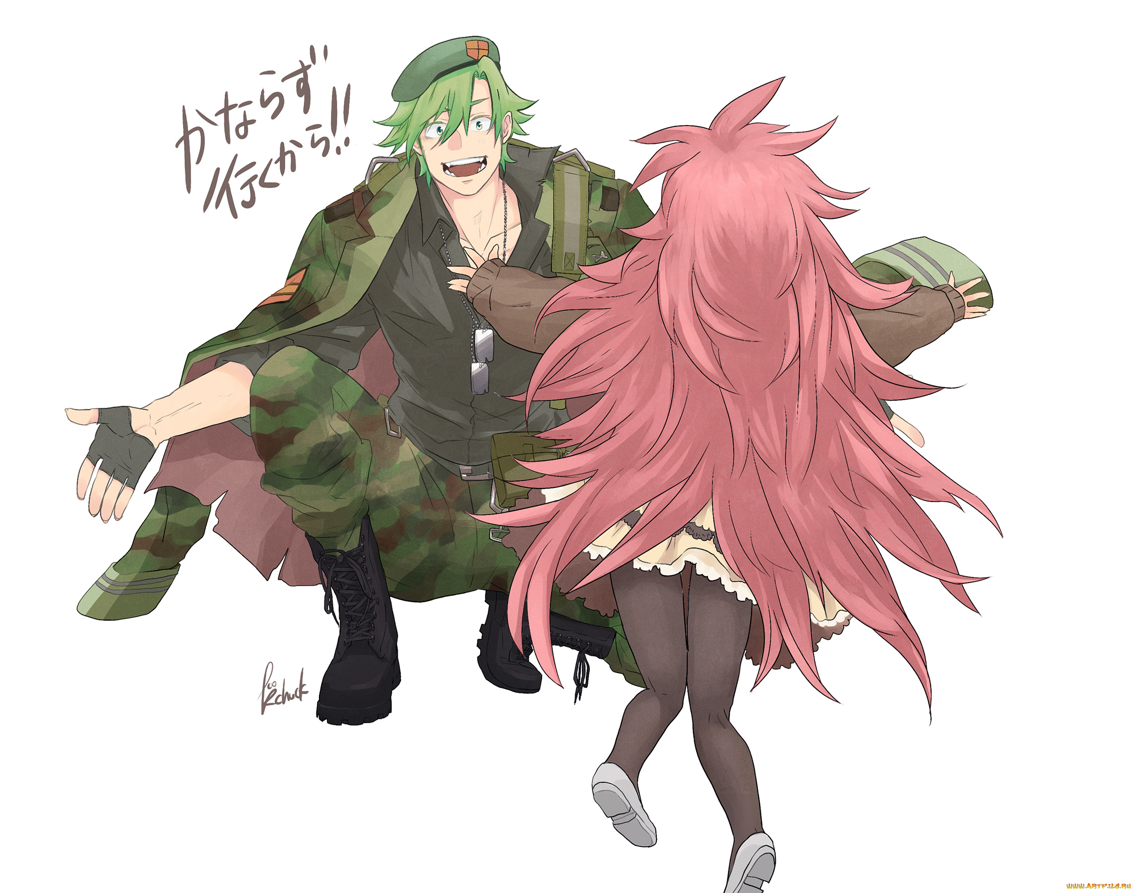 аниме, happy, tree, friends, счастливые, лесные, друзья