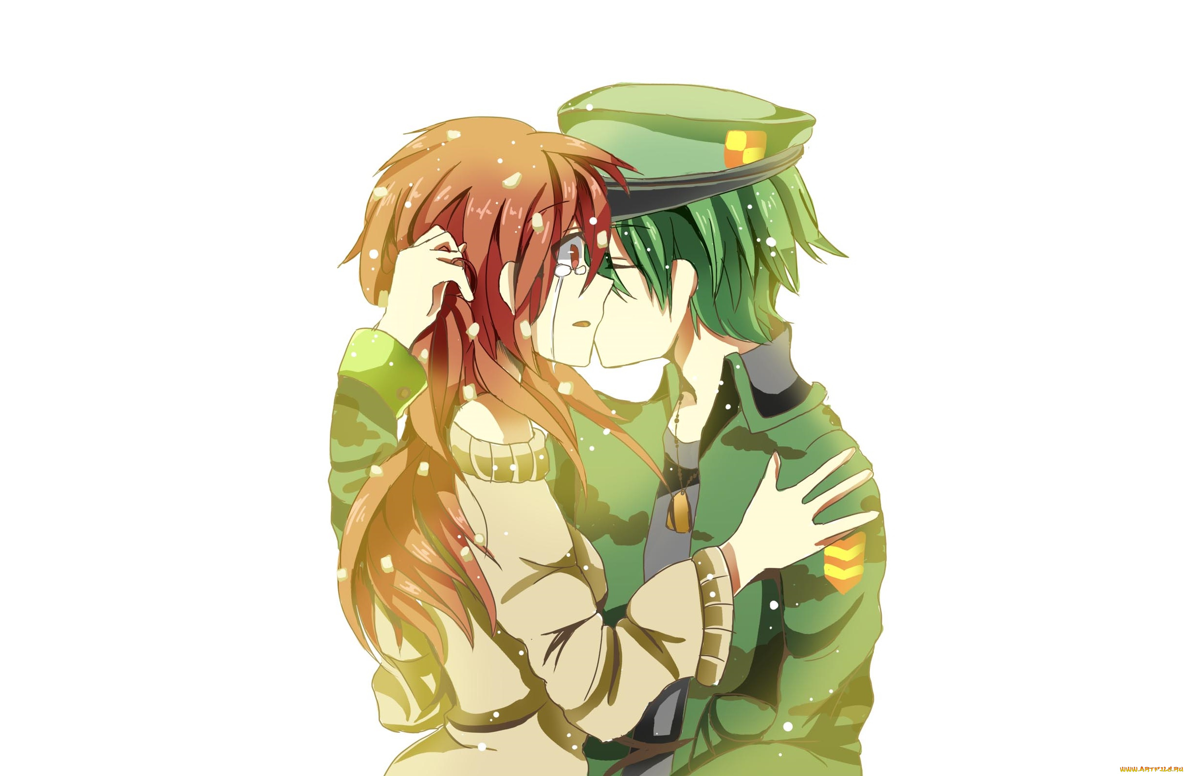 аниме, happy, tree, friends, счастливые, лесные, друзья