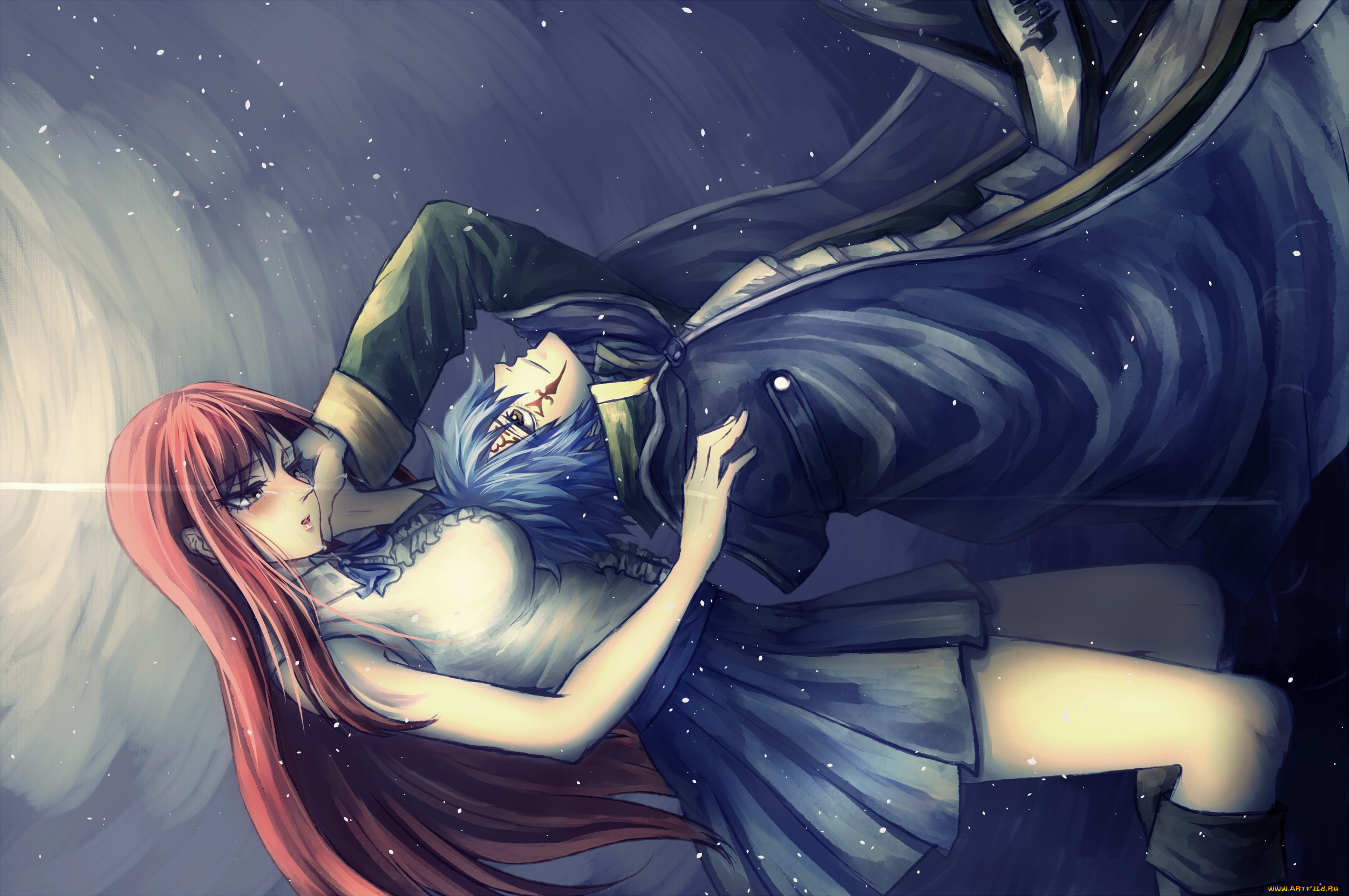 аниме, fairy, tail, хвост, феи