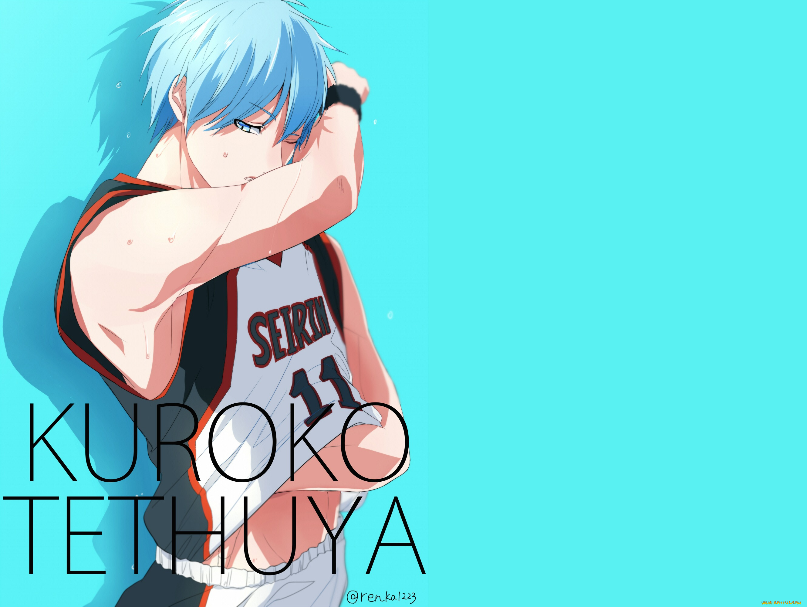 аниме, kuroko, no, baske, баскетбол