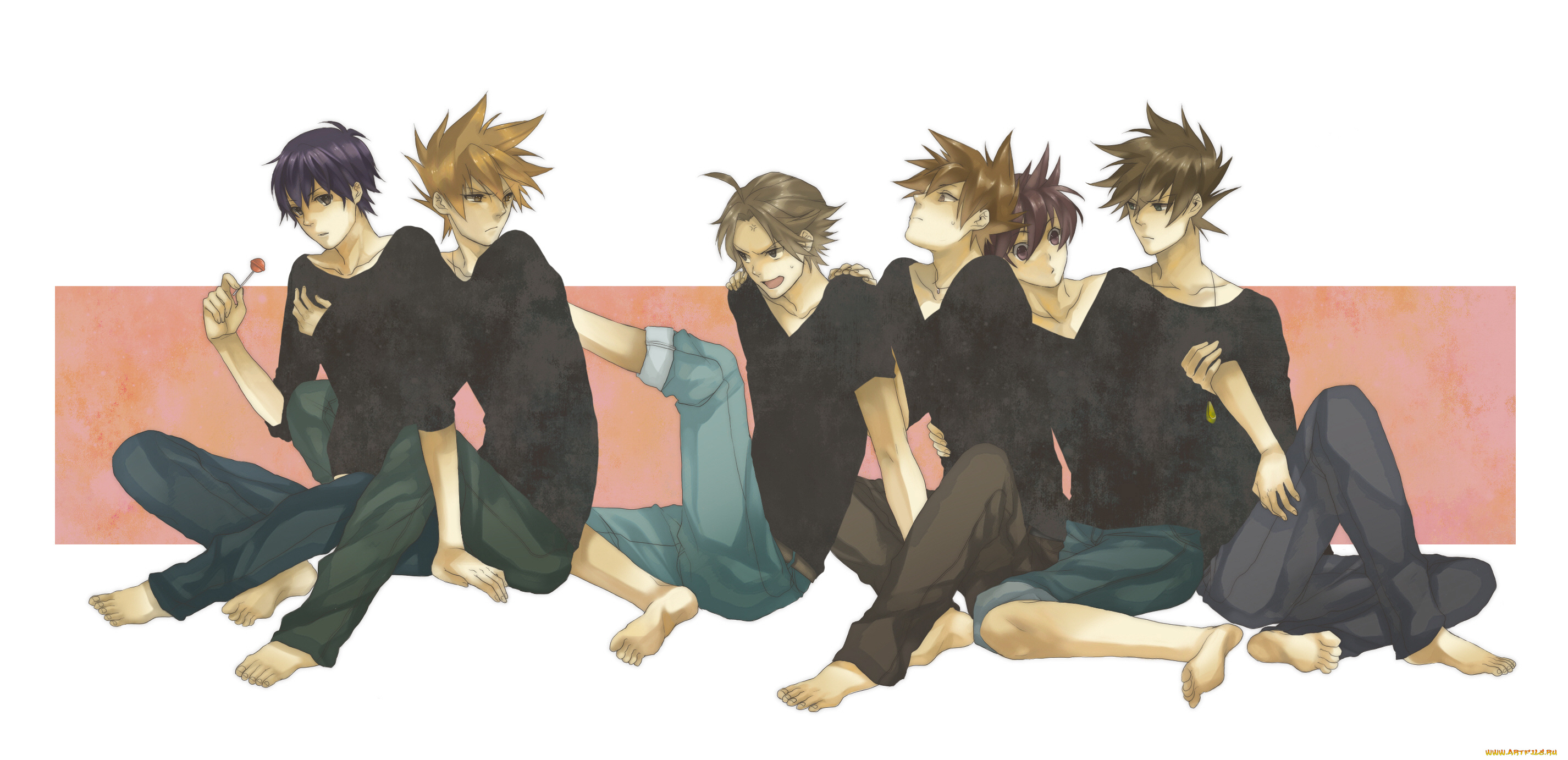 аниме, pokemon, парни