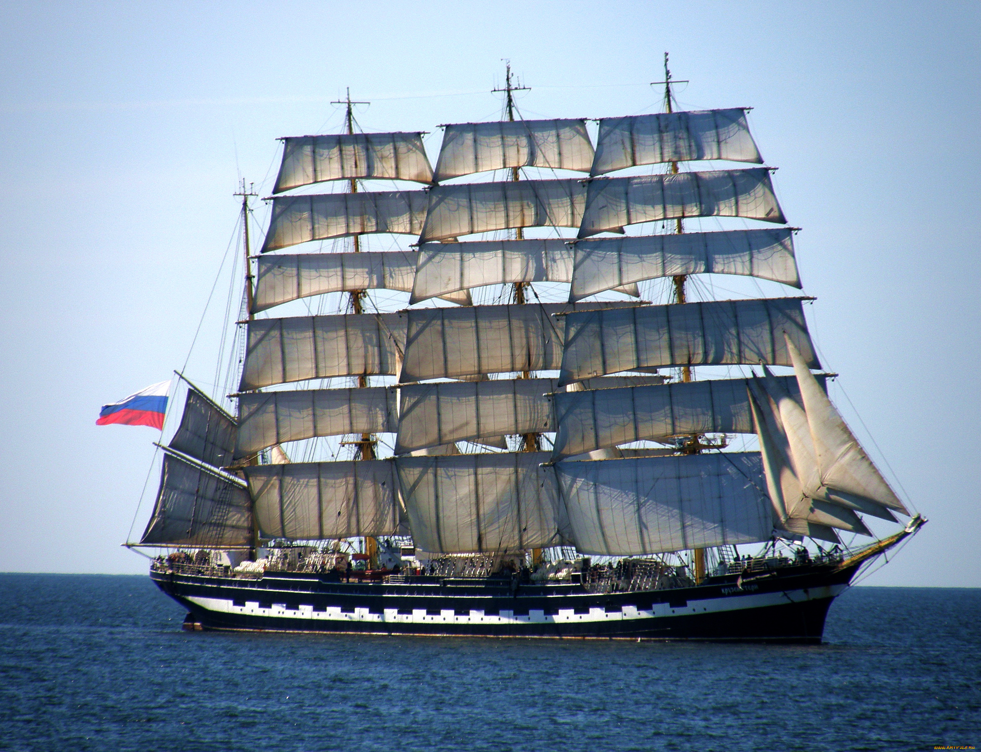 барк, крузенштерн, корабли, парусники, баркэкрузенштерн, парусник