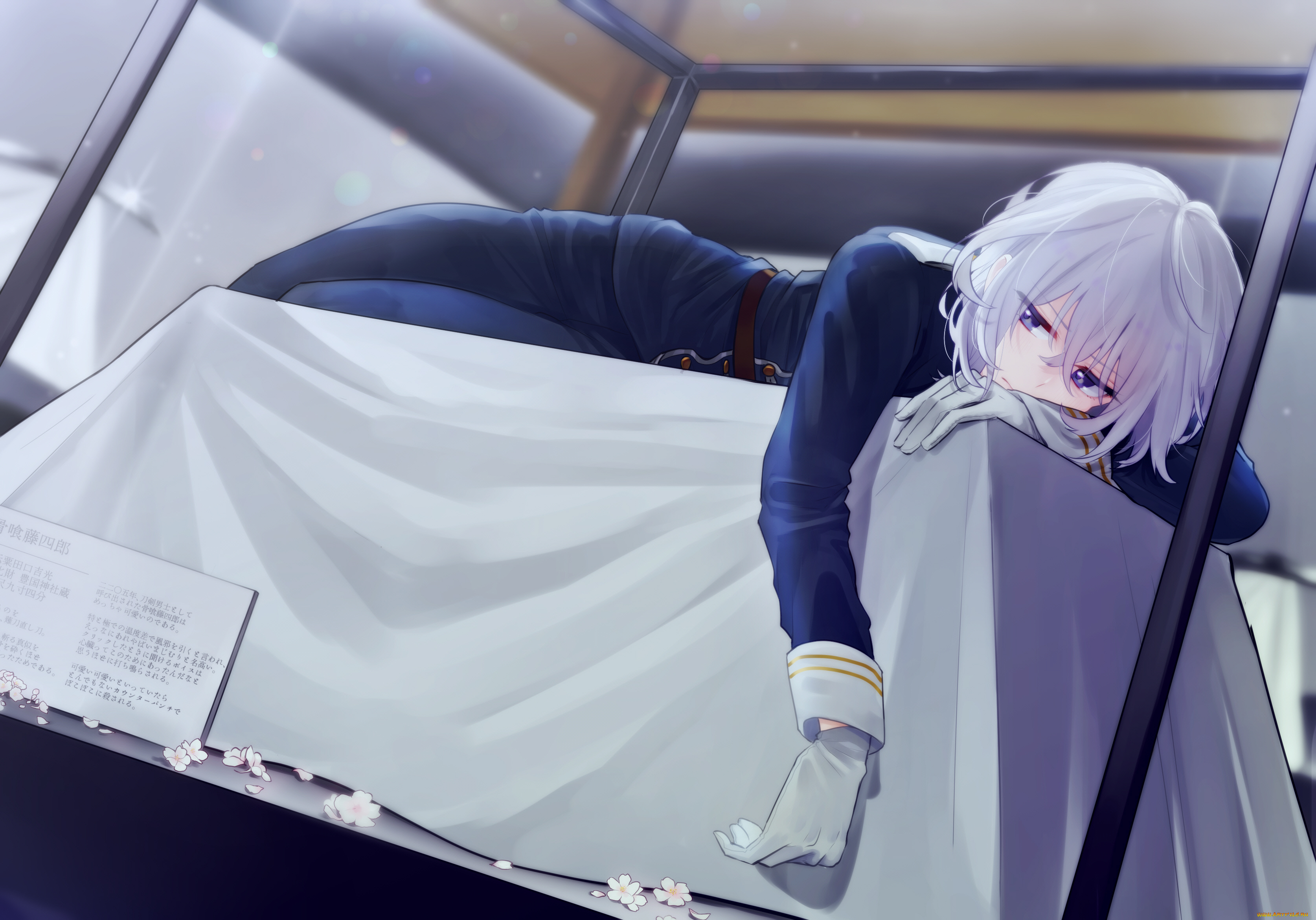 аниме, touken, ranbu, взгляд