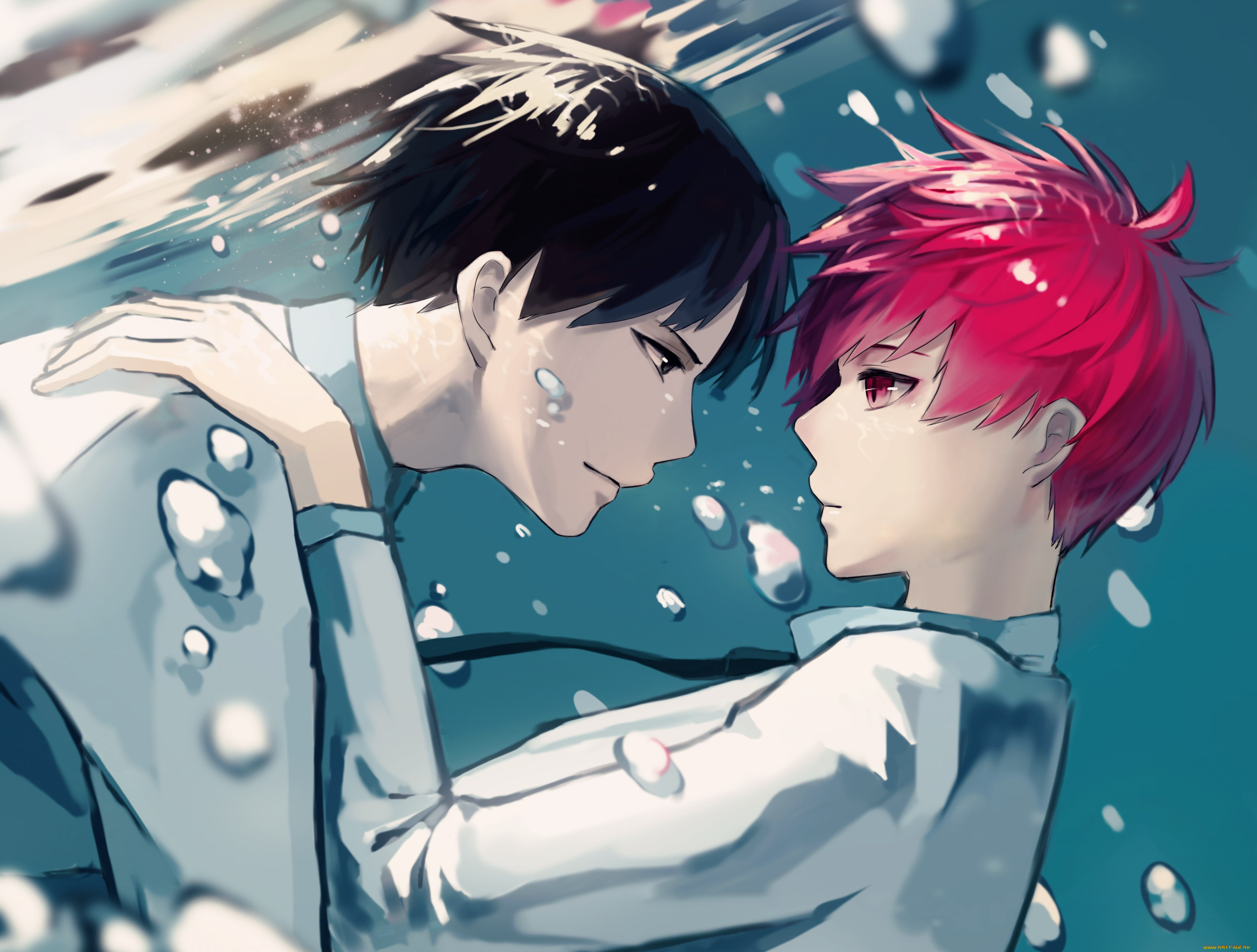 аниме, kuroko, no, baske, парни