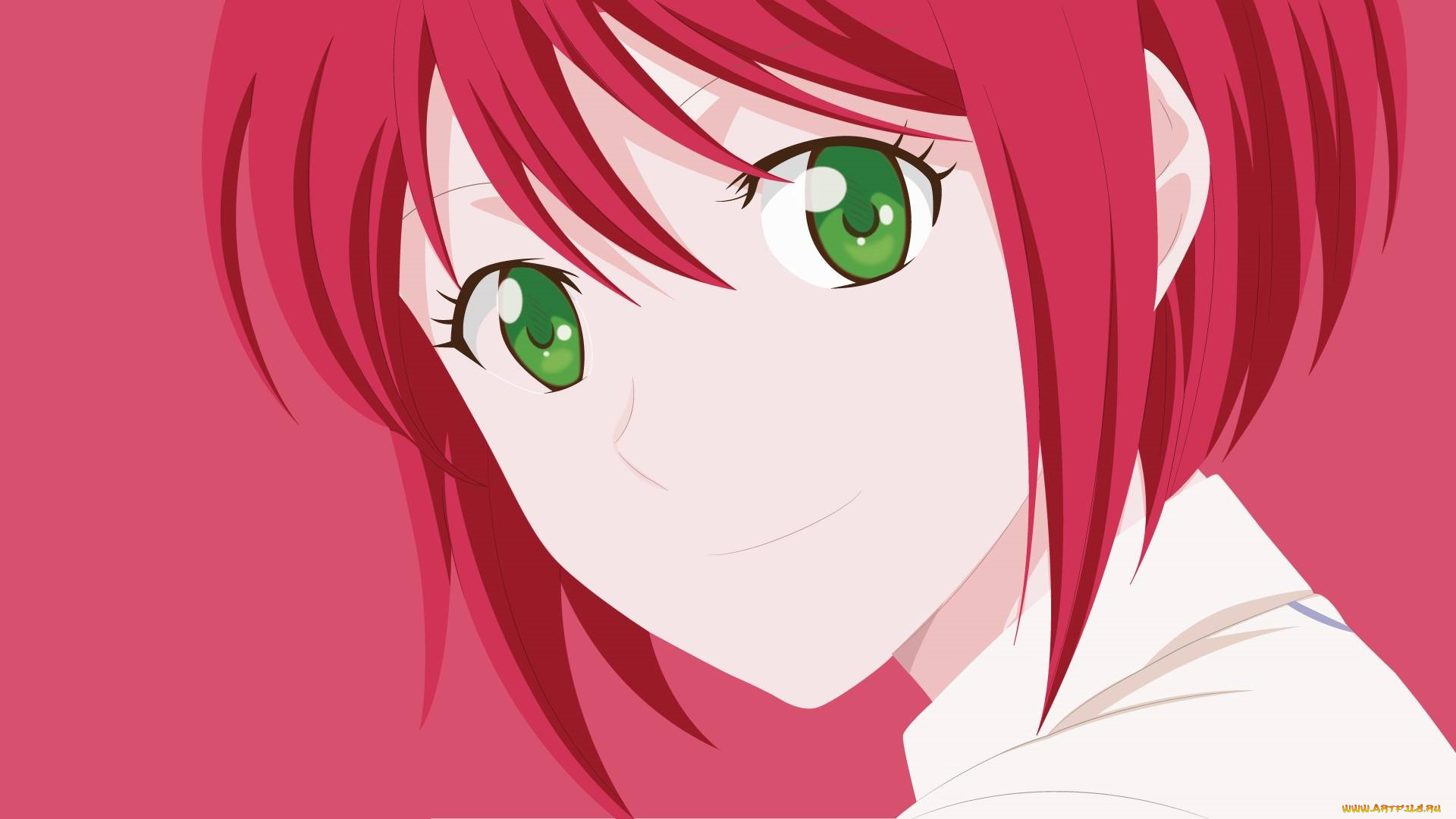 аниме, akagami, no, shirayukihime, девушка, фон, взгляд