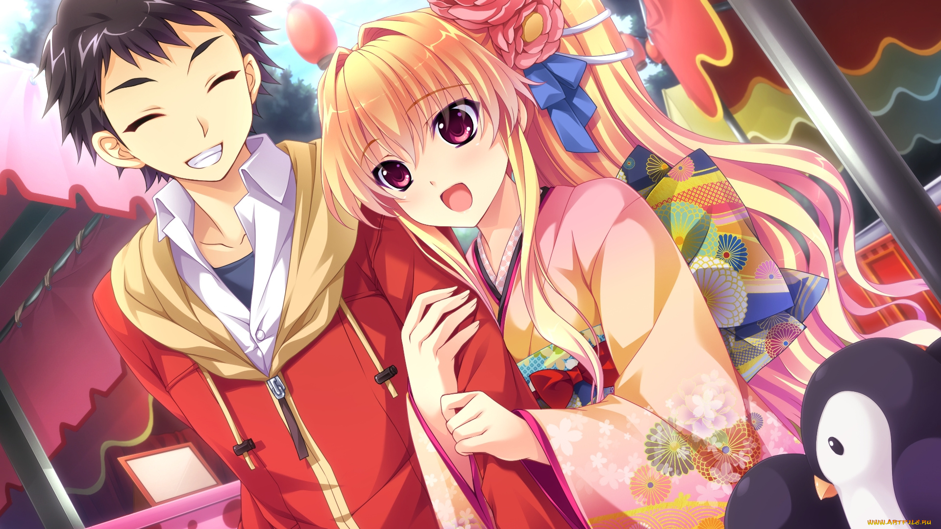 аниме, baka, to, test, to, shoukanjuu, девушка, взгляд, фон