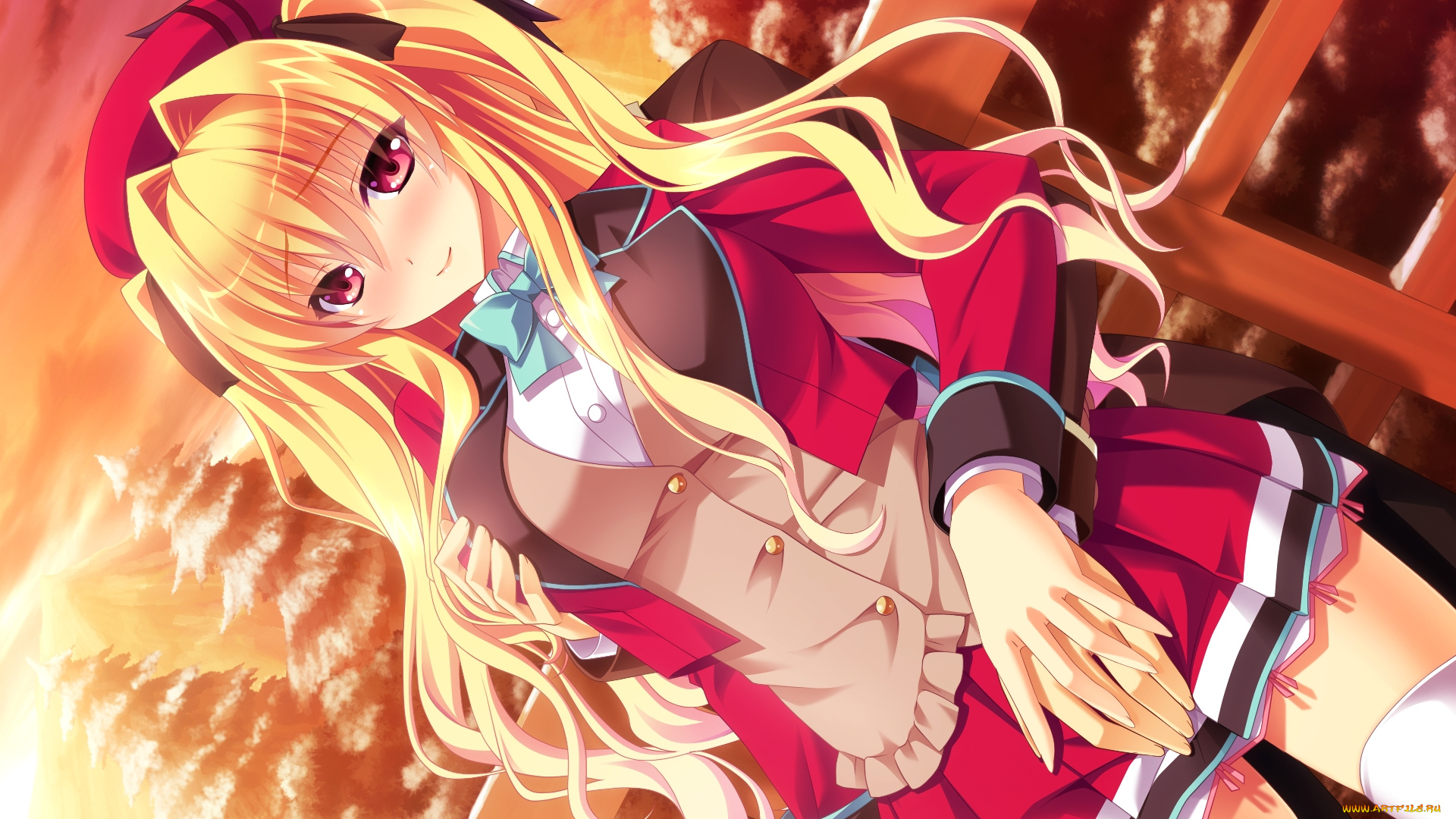 аниме, baka, to, test, to, shoukanjuu, фон, взгляд, девушка