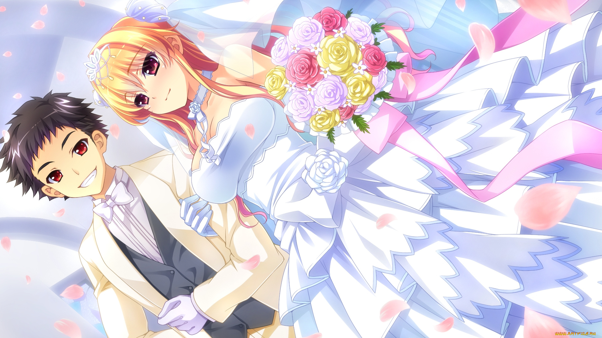 аниме, baka, to, test, to, shoukanjuu, фон, взгляд, девушка