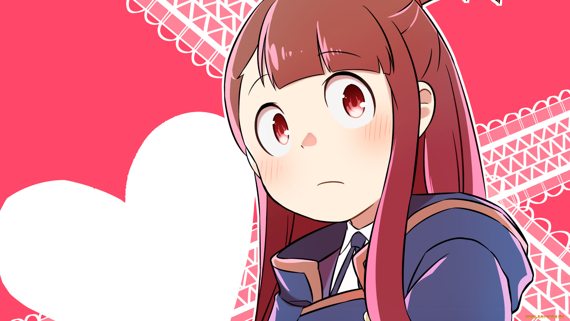 аниме, little, witch, academia, девушка