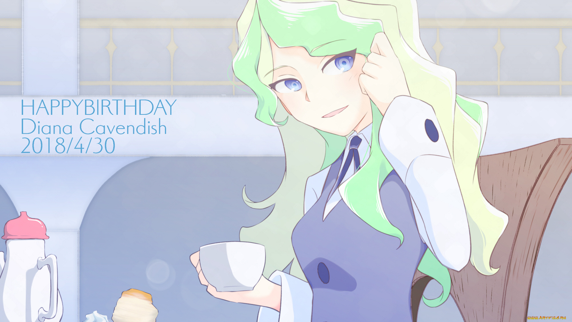 аниме, little, witch, academia, девушка