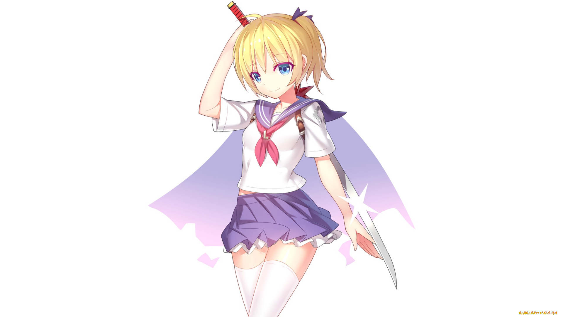 аниме, оружие, , техника, , технологии, фон, взгляд, девушка