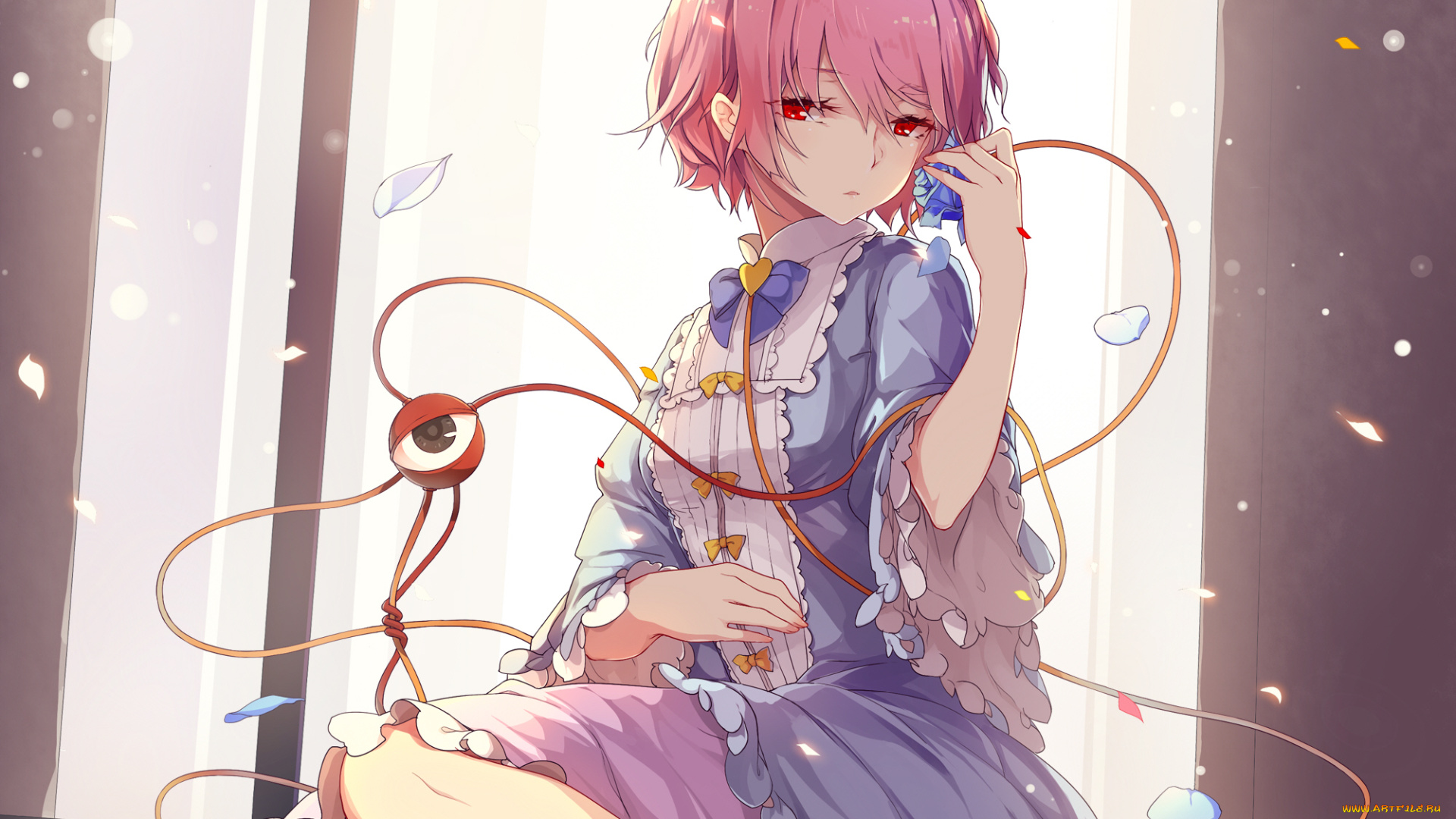 аниме, touhou, девушка