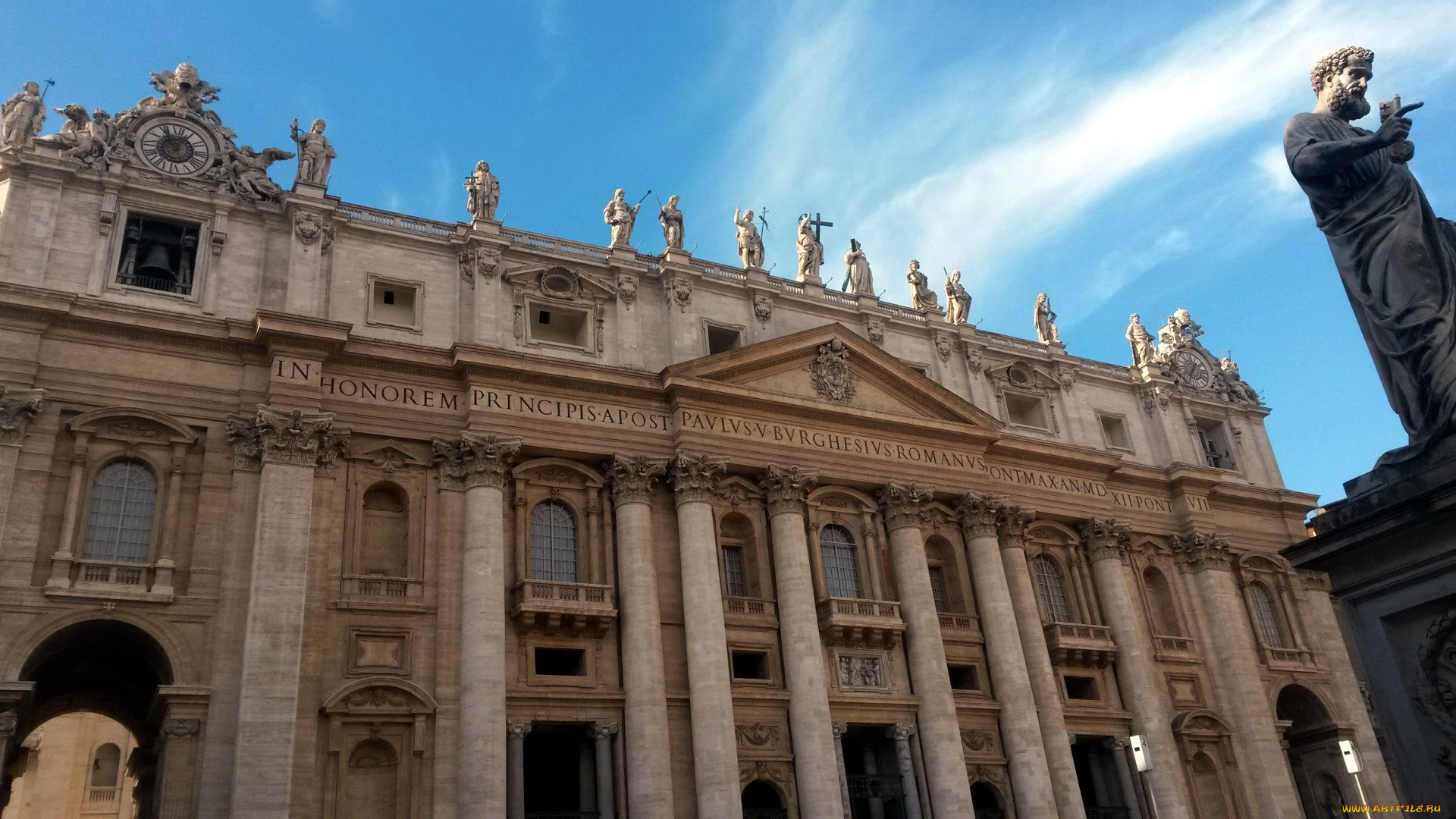 города, рим, , ватикан, , италия, базилика