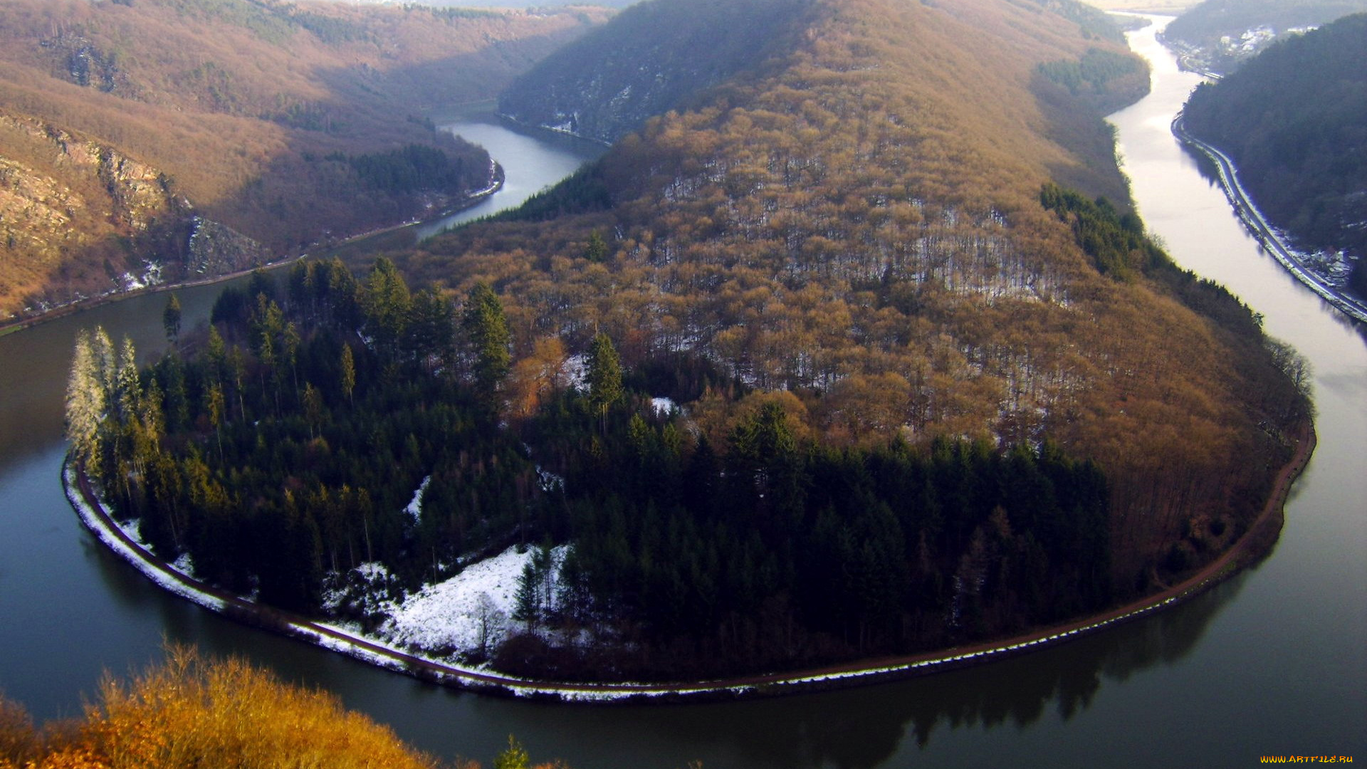 природа, реки, озера, река, простор