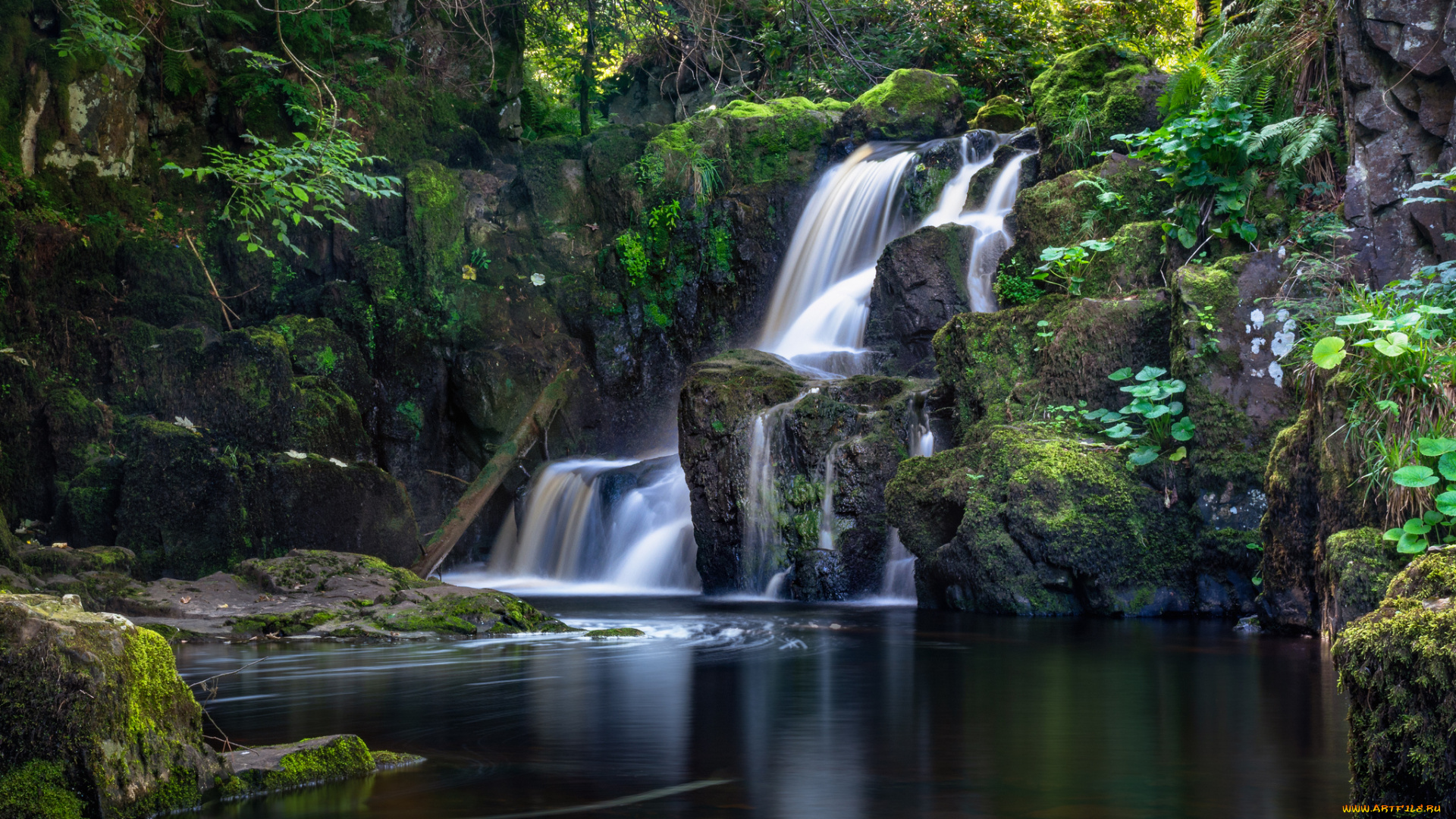 природа, водопады, простор