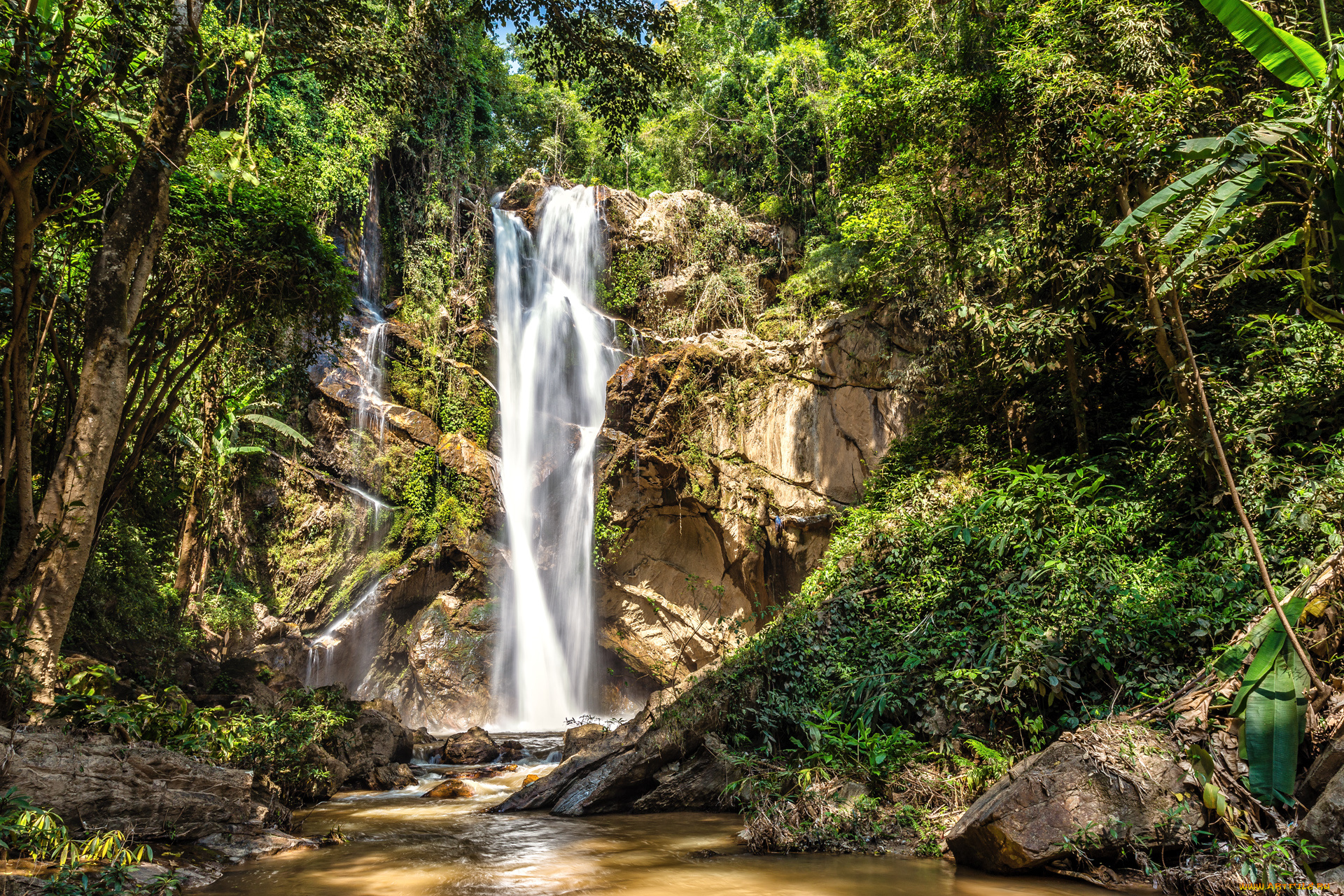 природа, водопады, простор