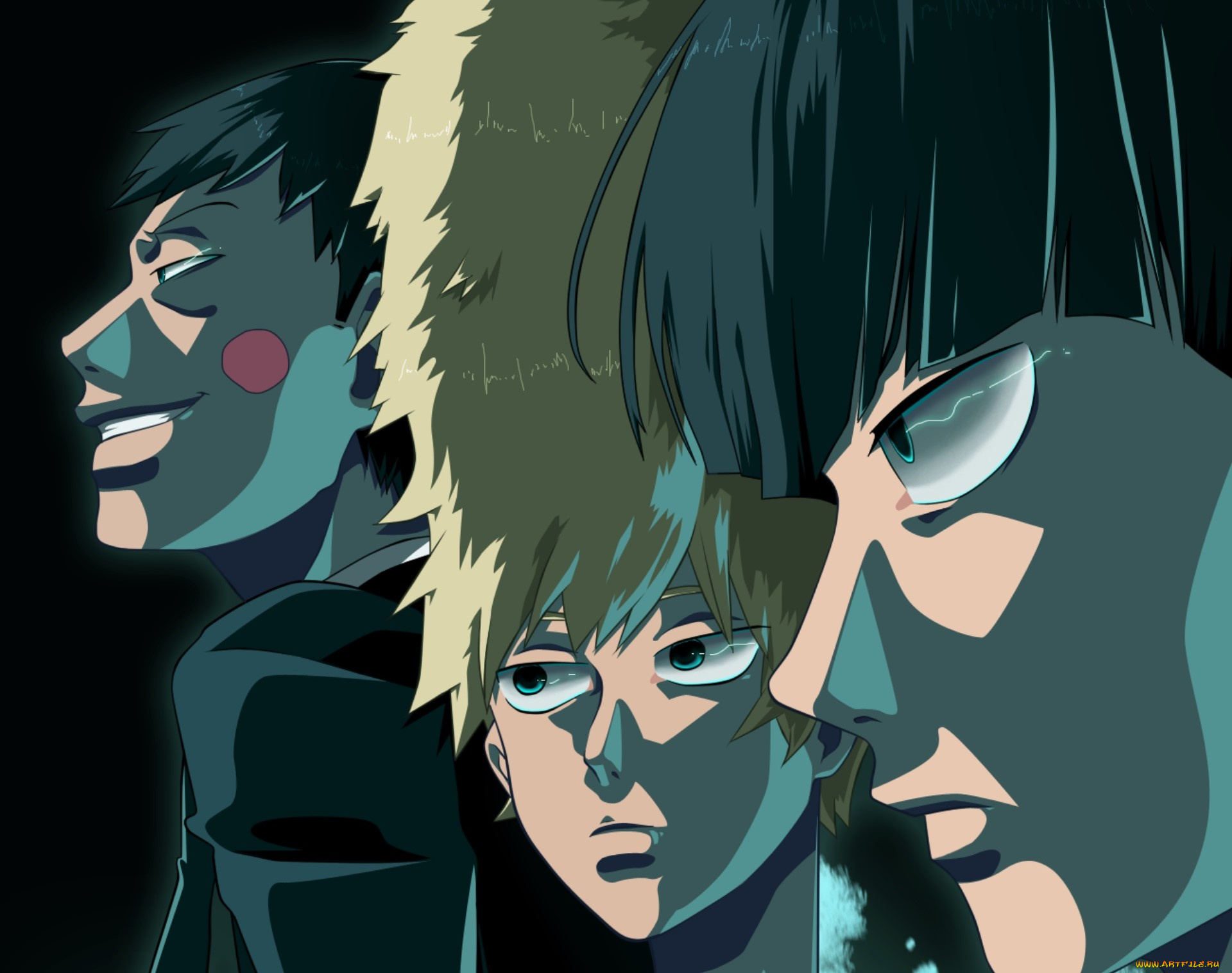 аниме, mob, psycho, 100, персонаж