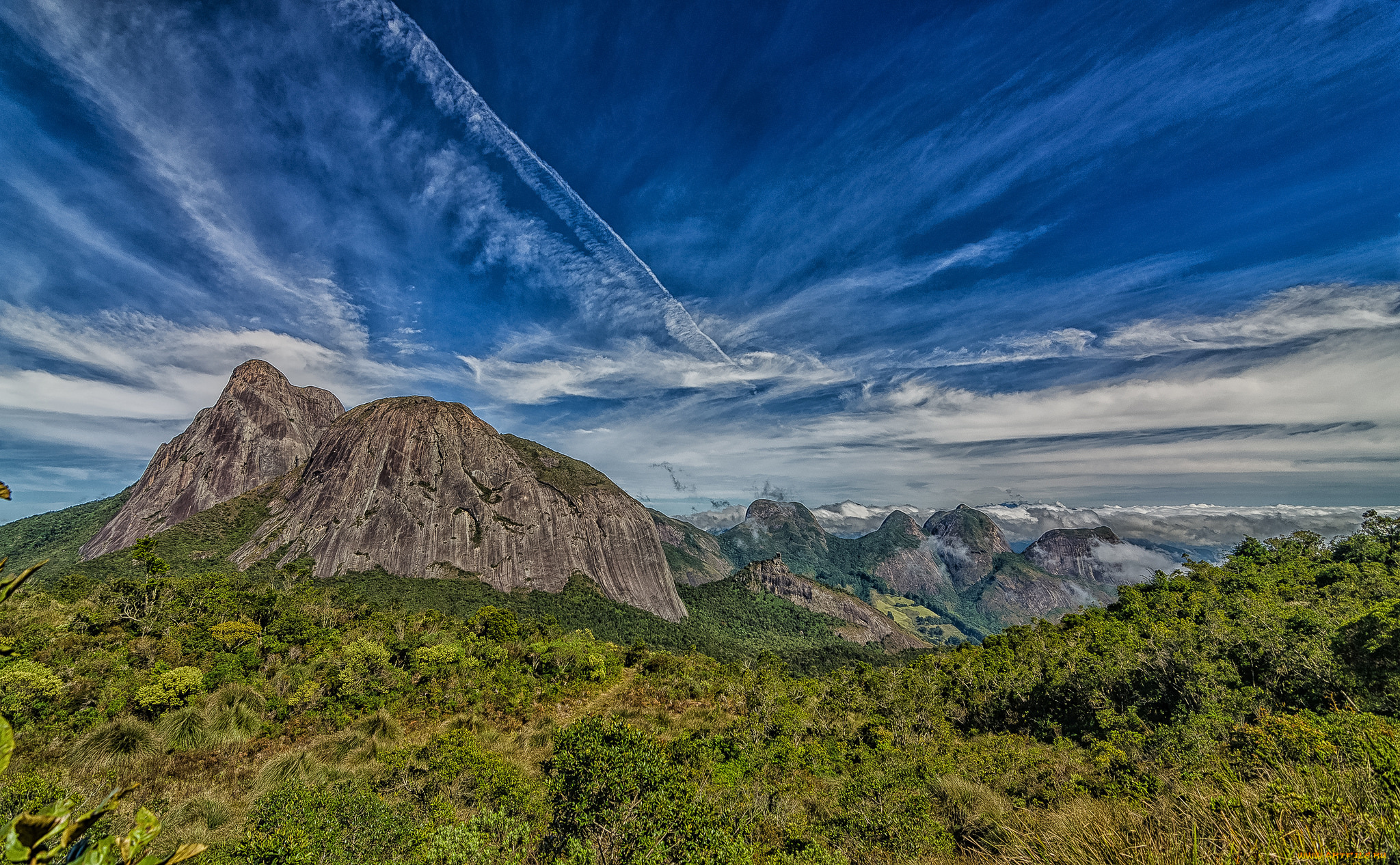 природа, горы, простор