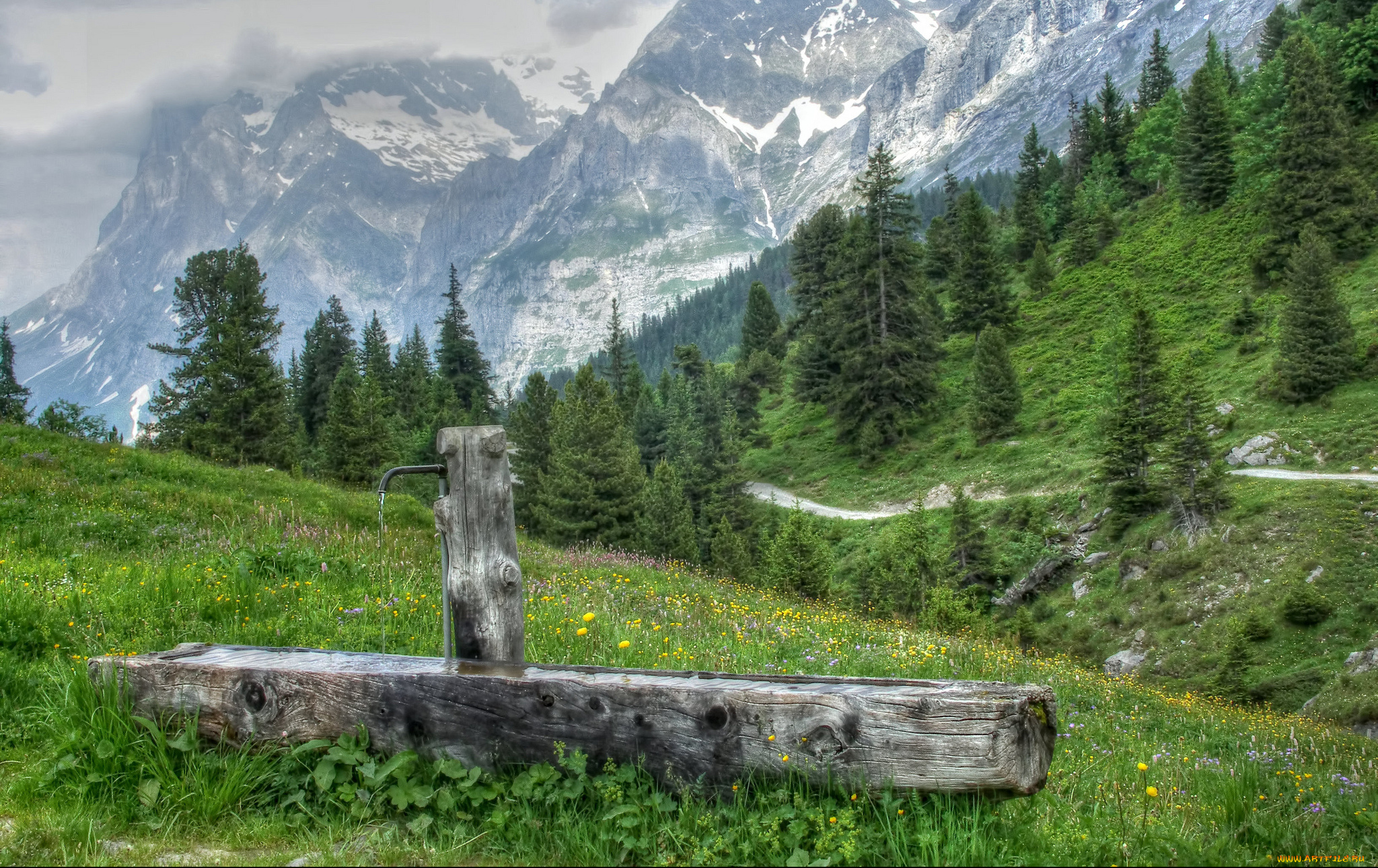 природа, горы, простор