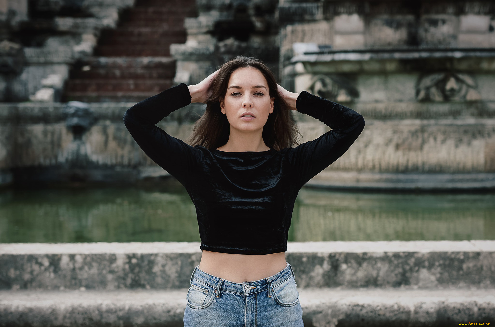 девушка, девушки, -unsort, , брюнетки, темноволосые, модель