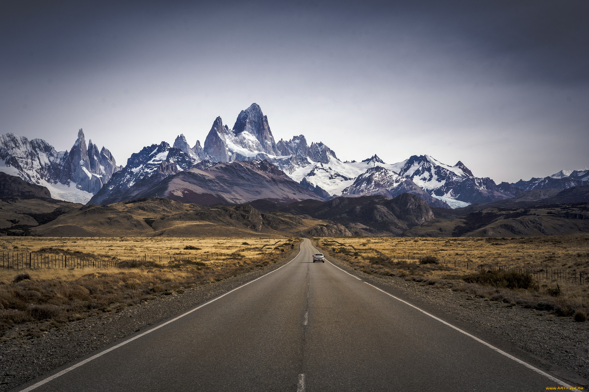 природа, дороги, простор