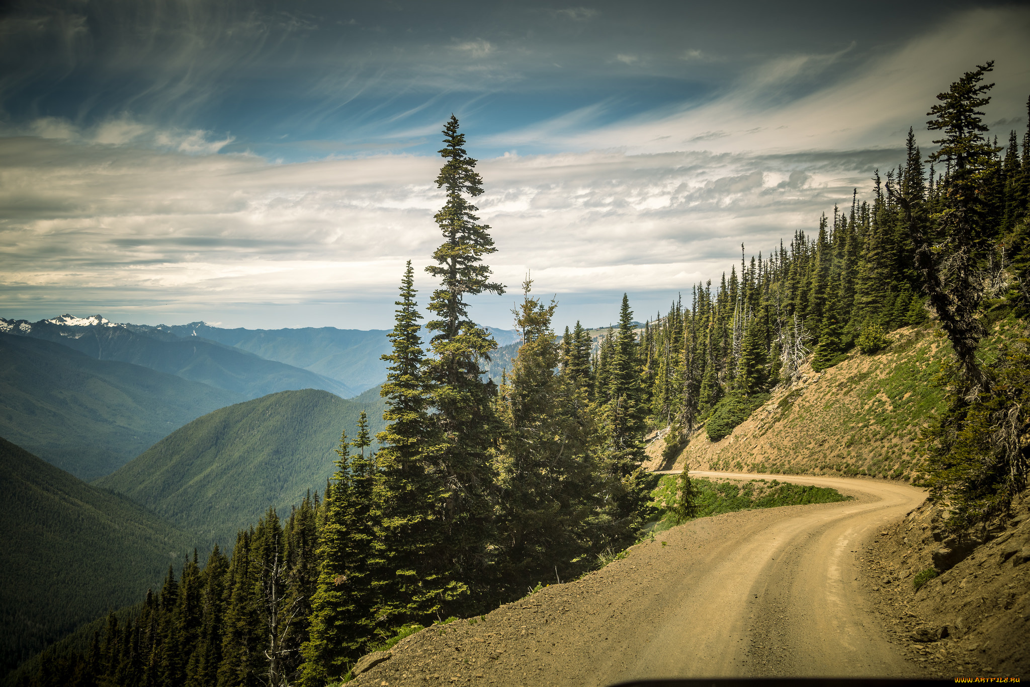 природа, дороги, простор