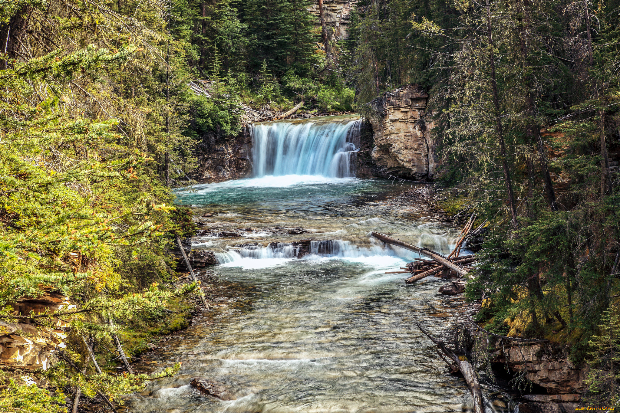 природа, водопады, простор