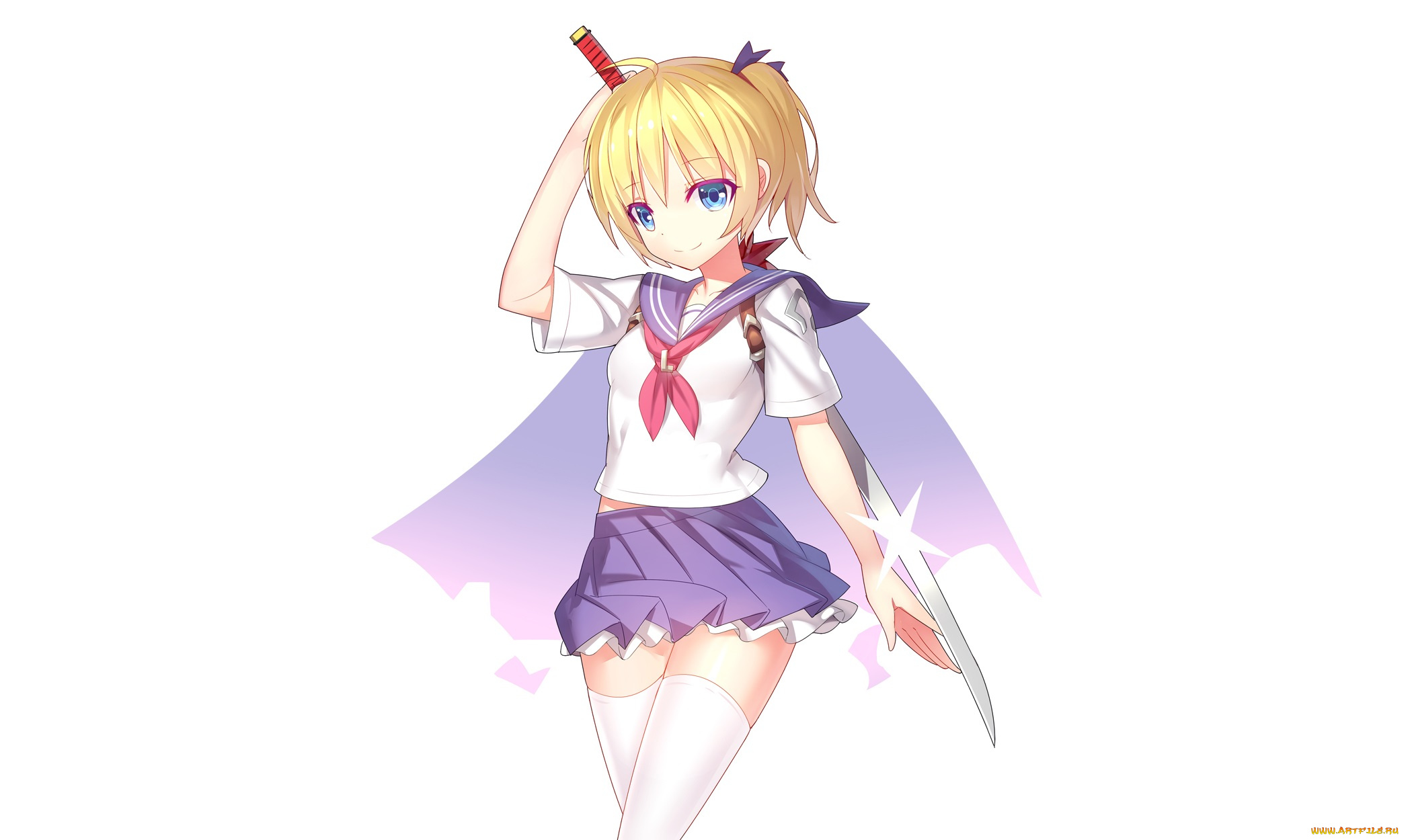 аниме, оружие, , техника, , технологии, фон, взгляд, девушка