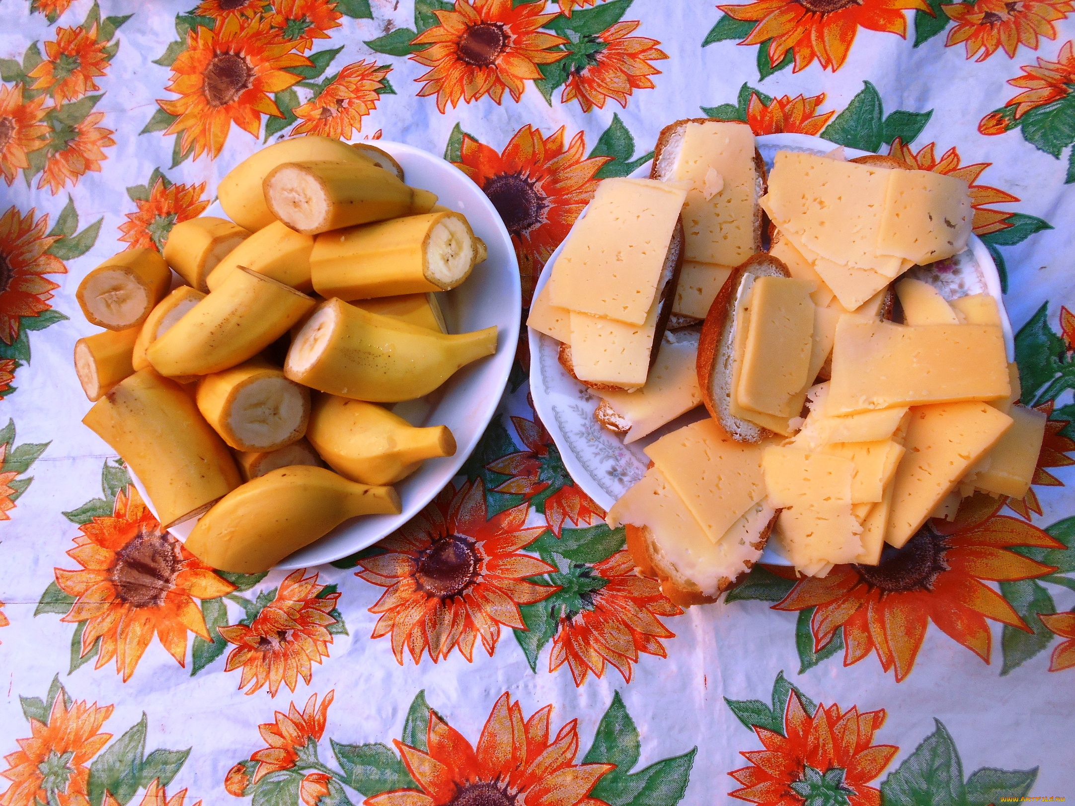 еда, бананы