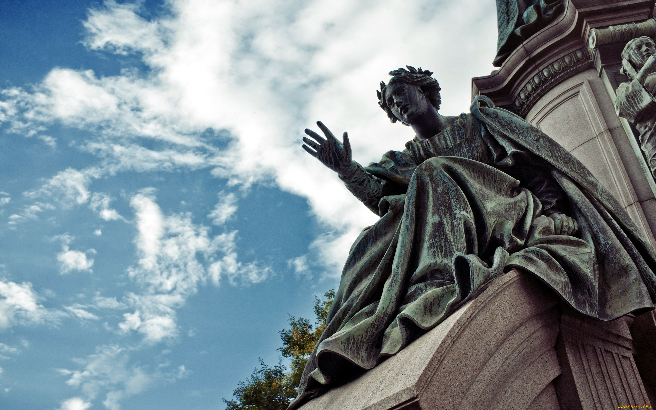 города, эдинбург, , шотландия, скульптура