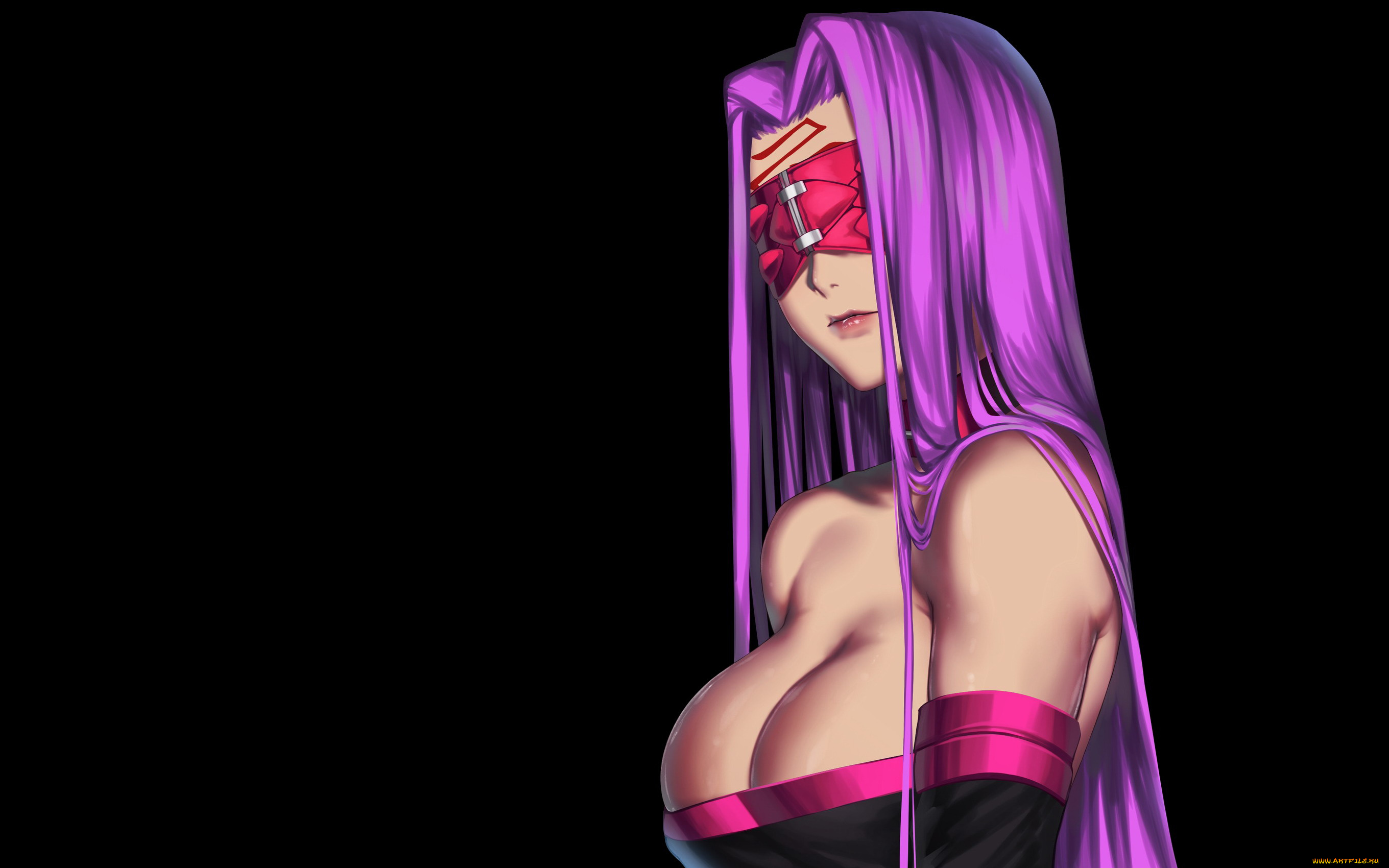 аниме, fate, stay, night, , grand, order, , apocrypha, маска, грудь, девушка