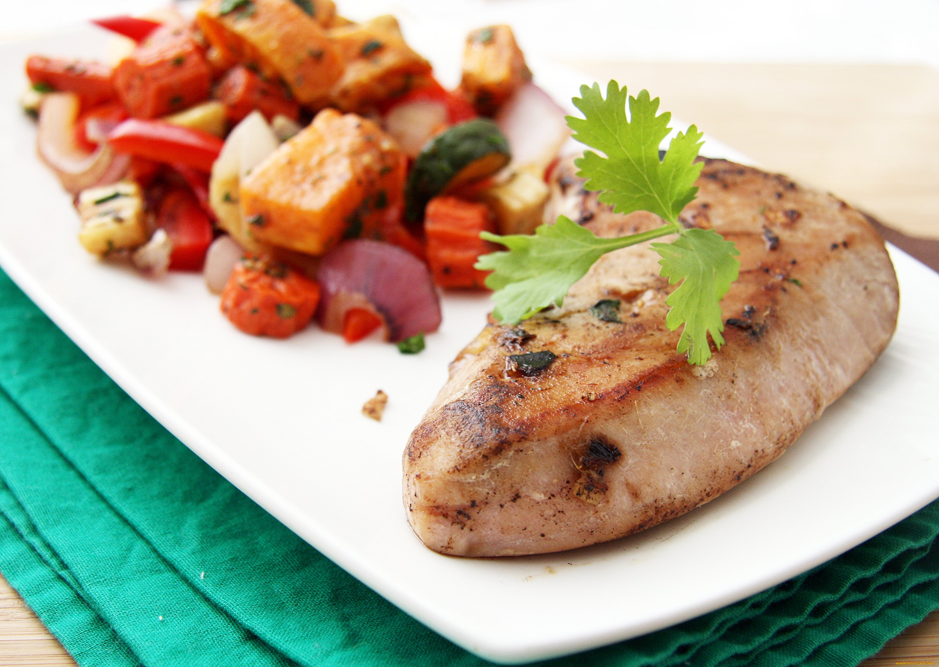 еда, рыбные, блюда, , с, морепродуктами, тунец