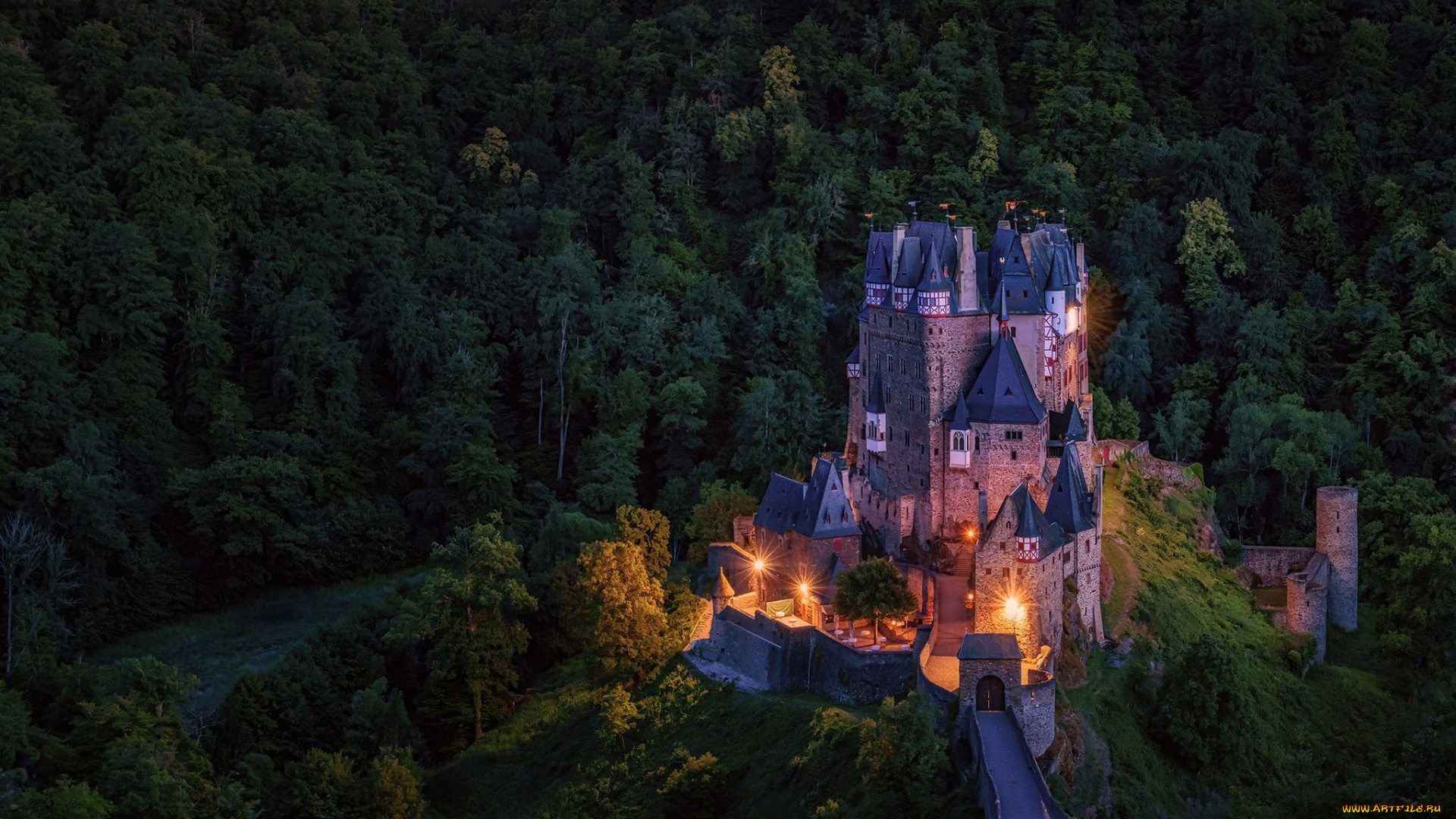 eltz, castle, города, замки, германии, eltz, castle
