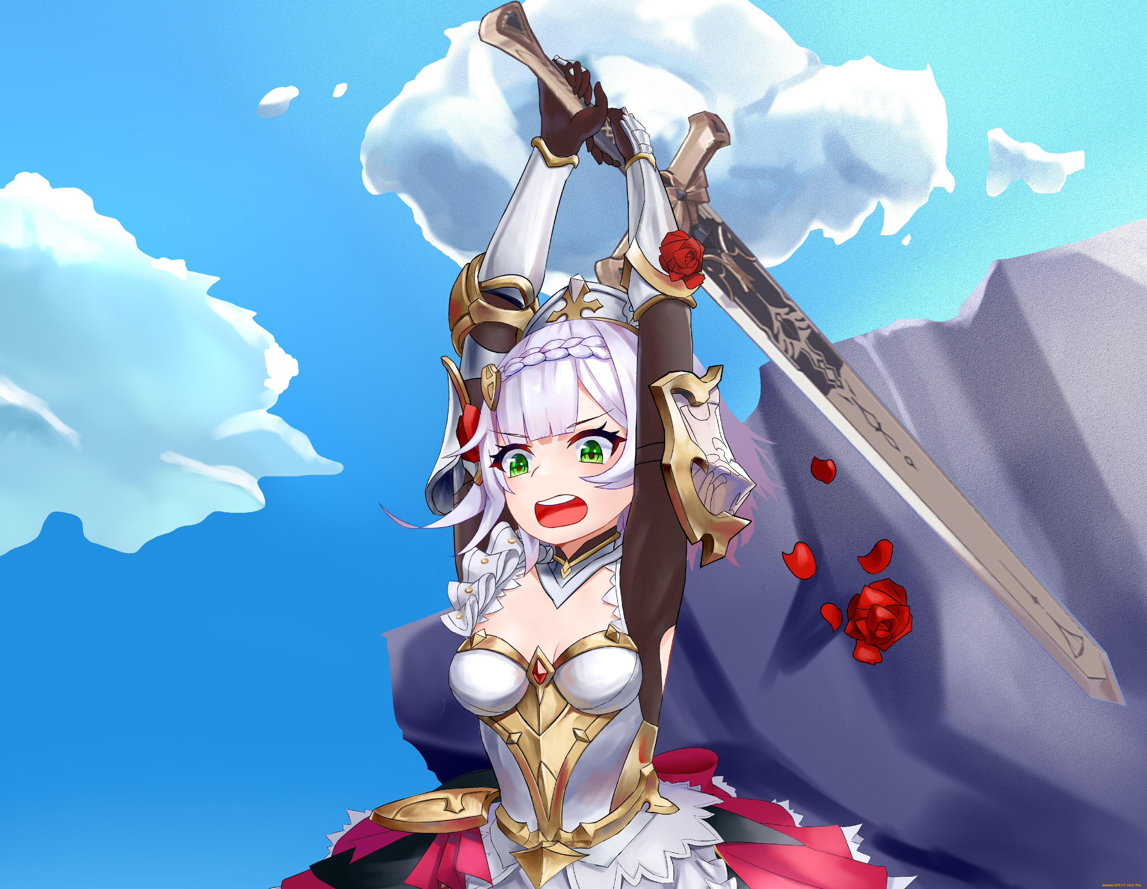 аниме, genshin, impact, genshin, impact