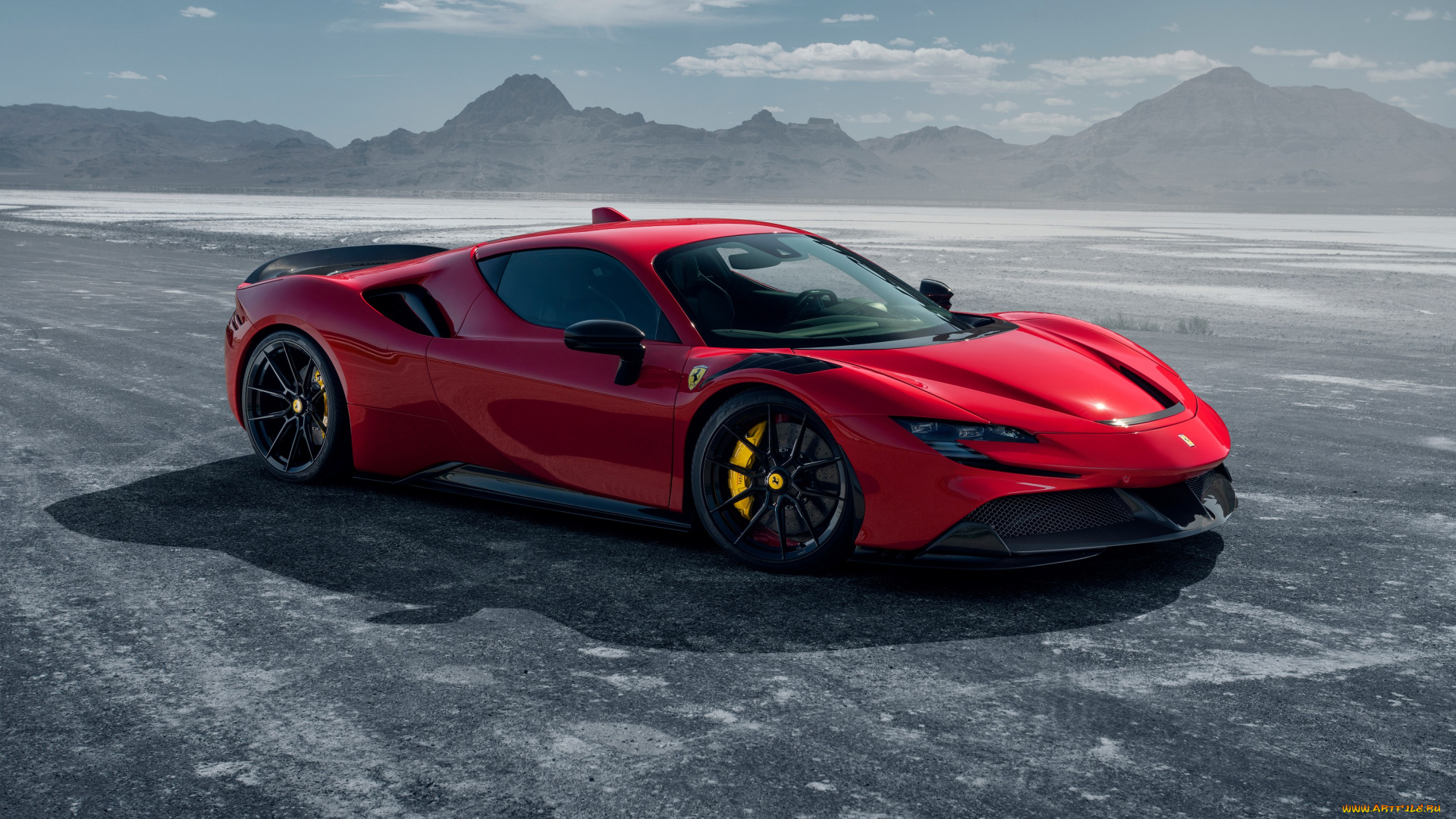 автомобили, ferrari, sf90, stradale, novitec, 2022