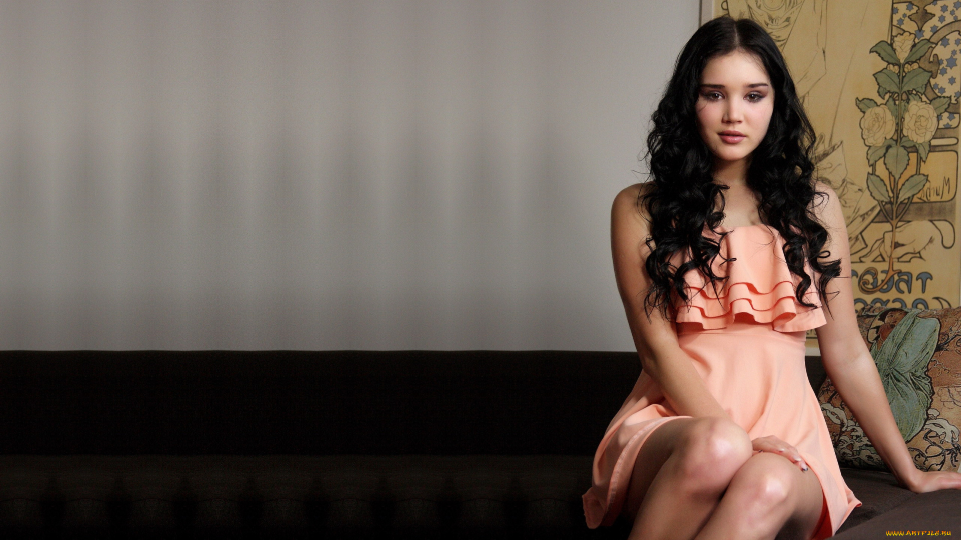 девушки, malena, fendi, локоны, платье