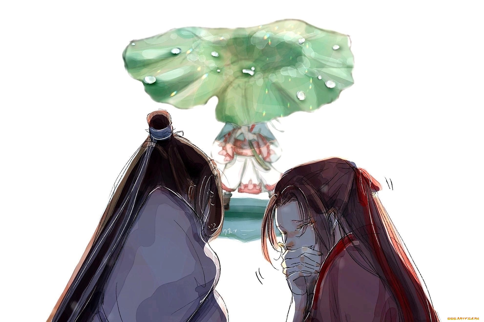 аниме, mo, dao, zu, shi, а-юань, лист, прятки, лань, ванцзи, вэй, усянь