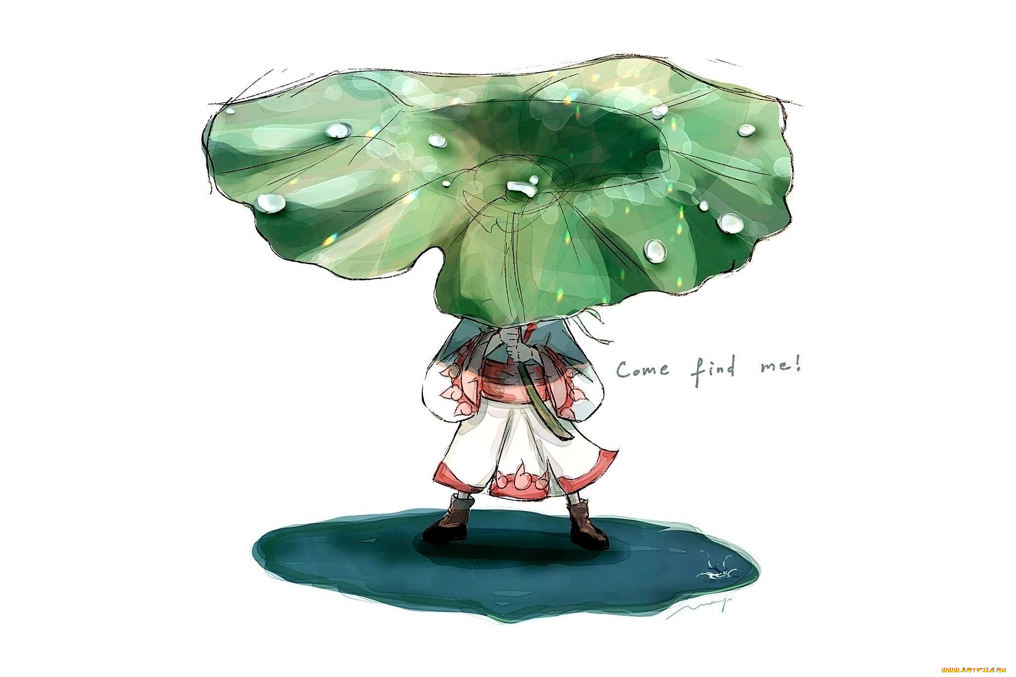 аниме, mo, dao, zu, shi, а-юань, лист, прятки