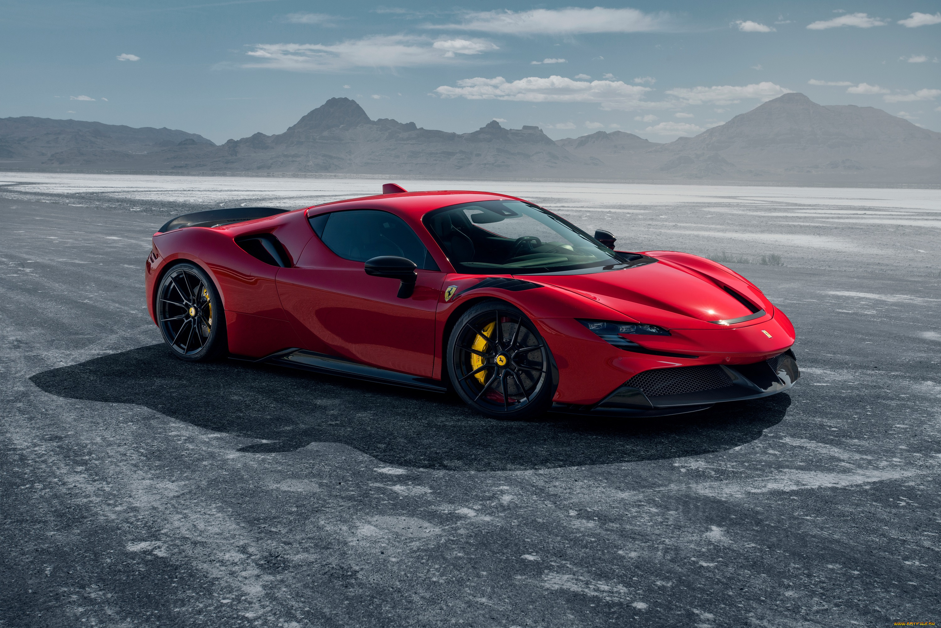 автомобили, ferrari, sf90, stradale, novitec, 2022