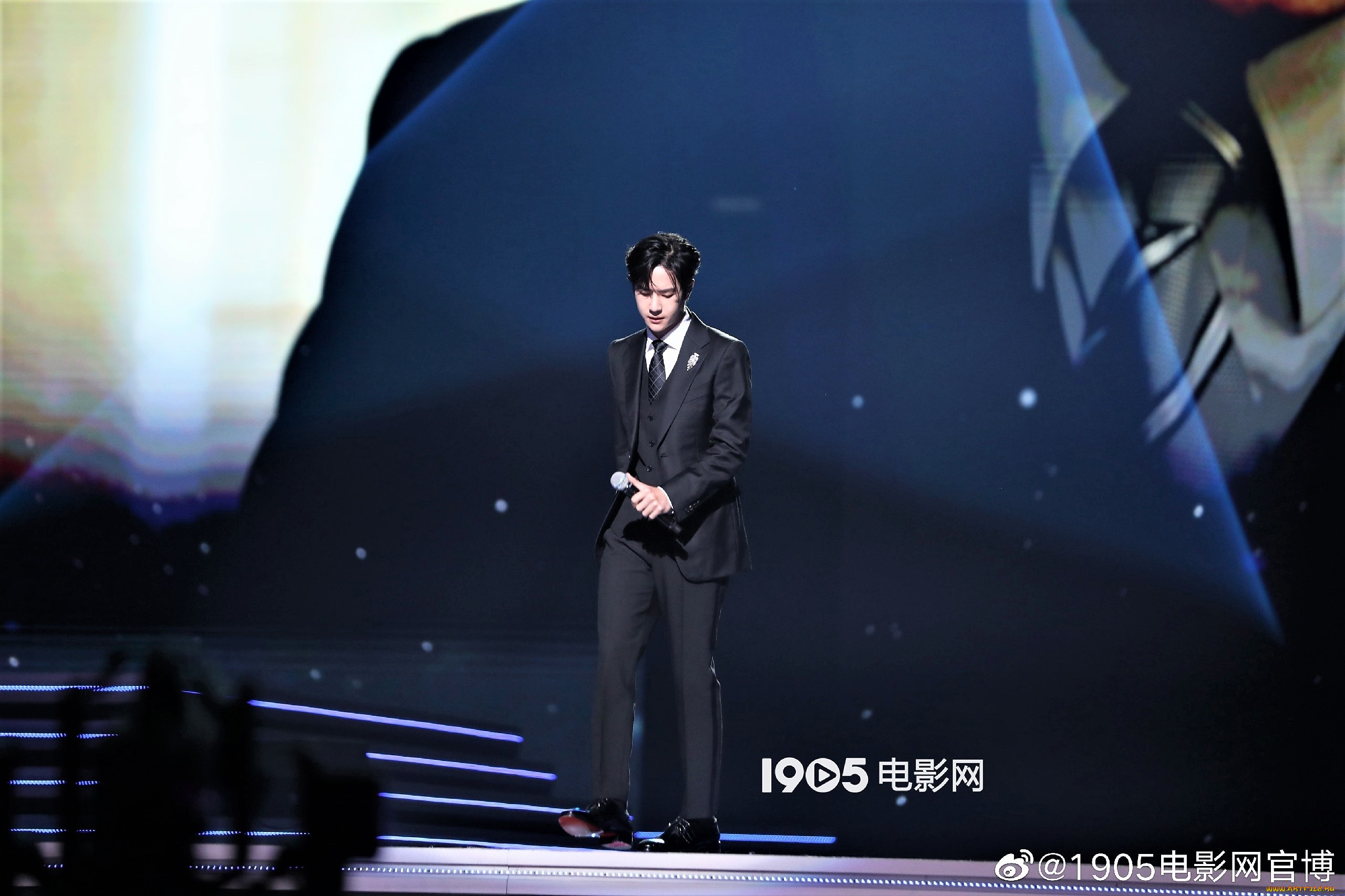 мужчины, wang, yi, bo, актер, костюм, сцена