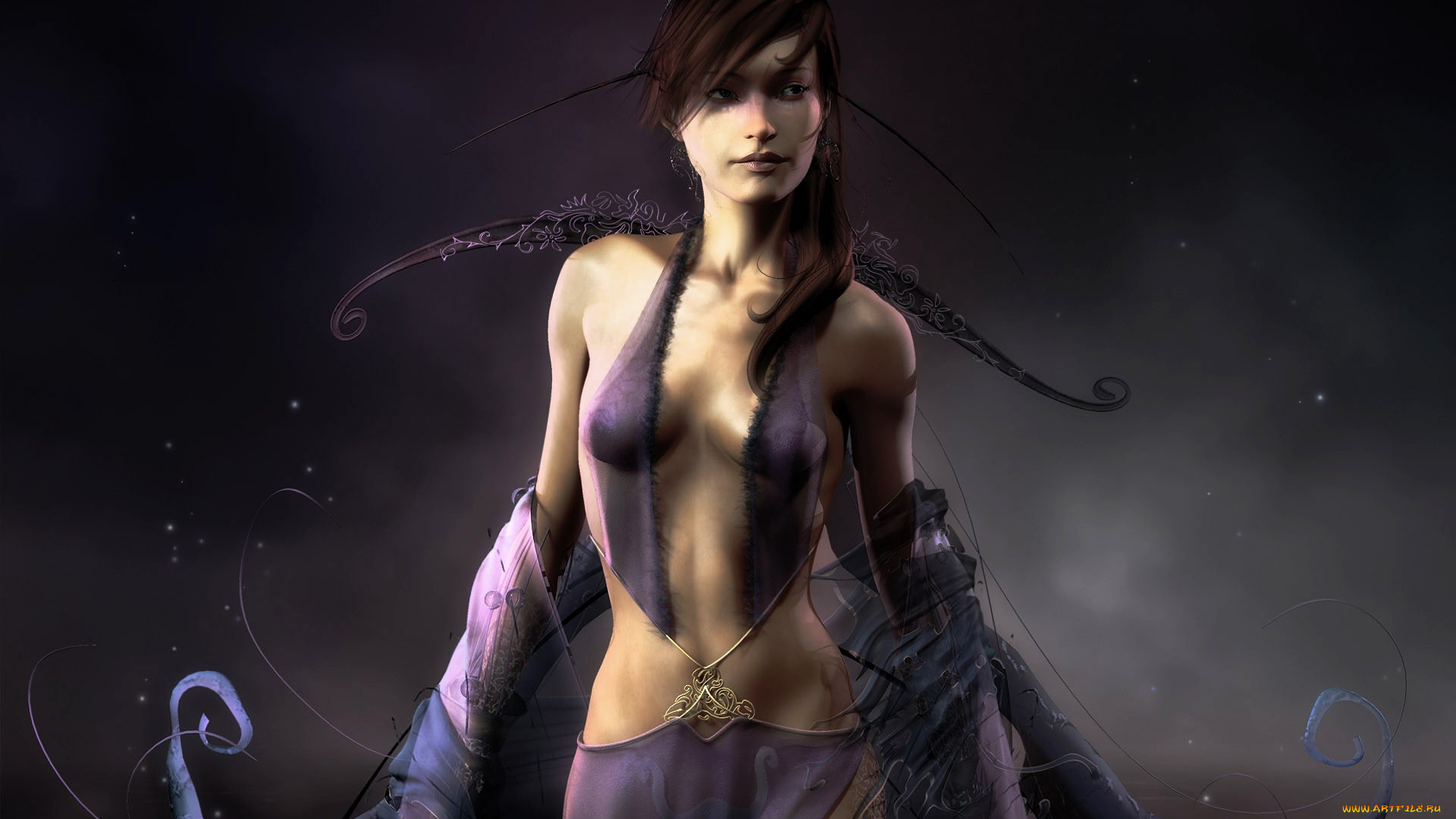 3д, графика, люди, , people, девушка, наряд